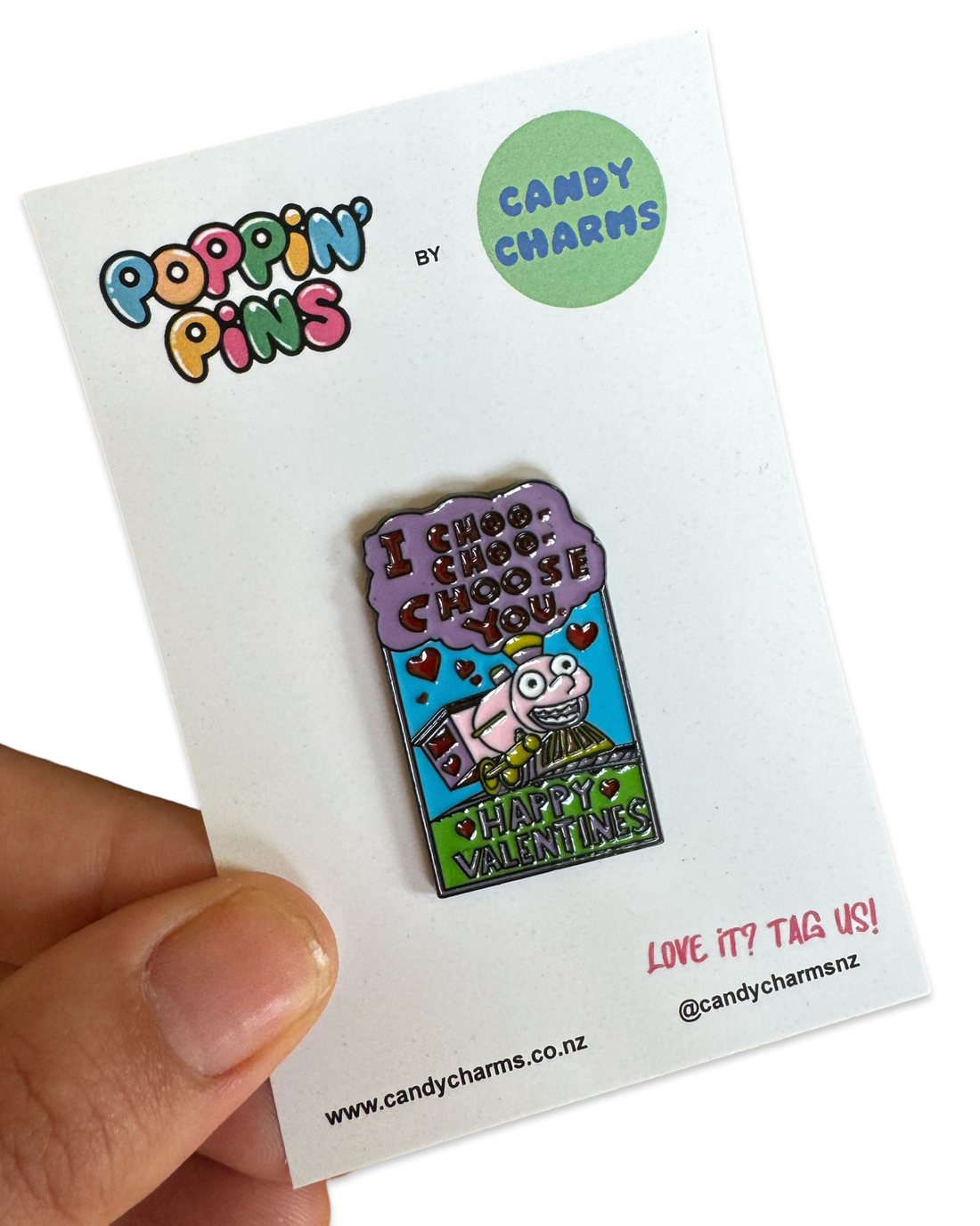 I Choo-choo-choose You Enamel Pin