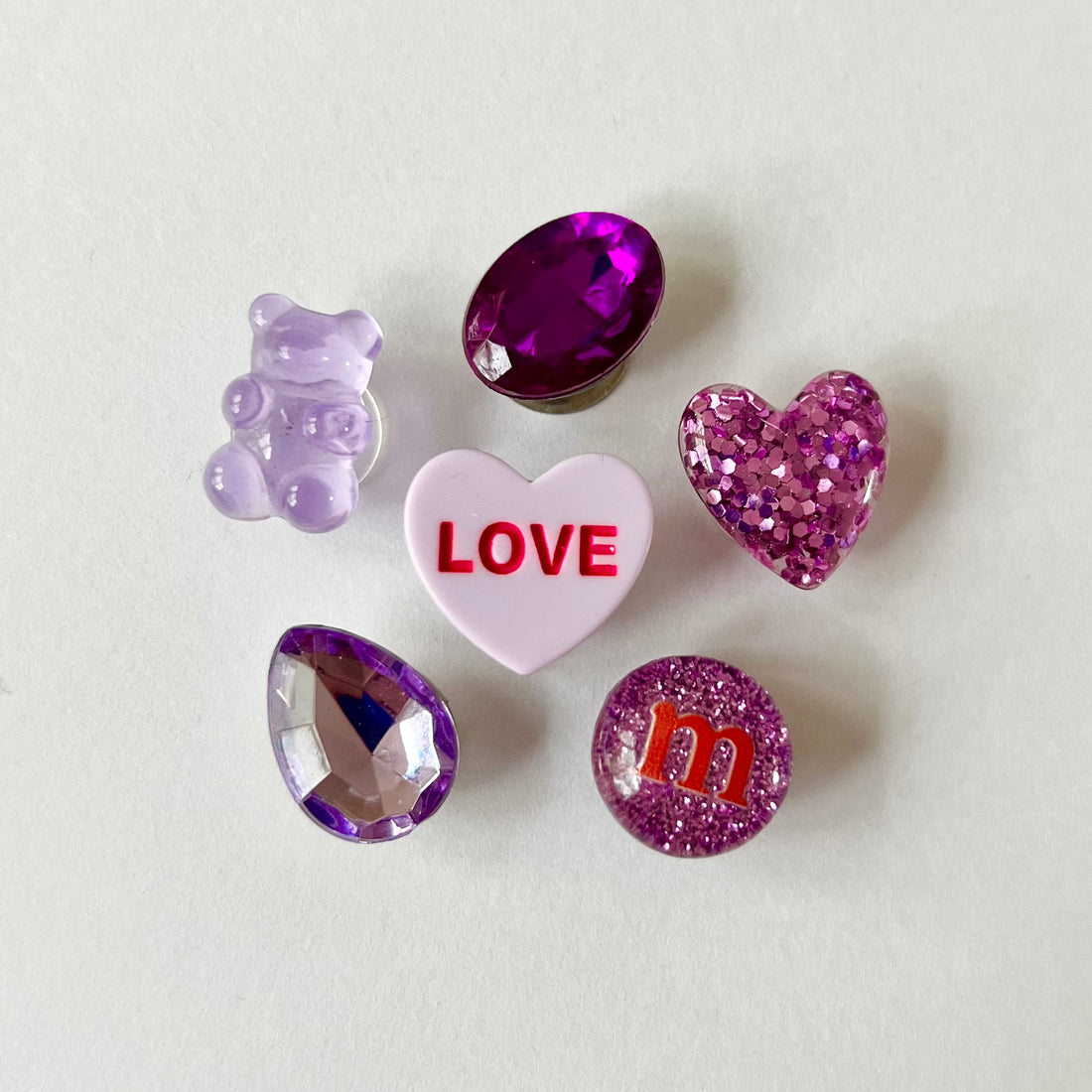 The Purple Sparkle Charms Pack