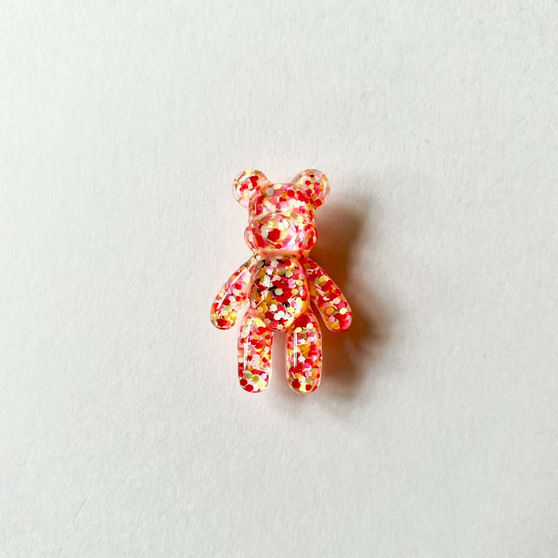 Sprinkle Glitter Bear Charm