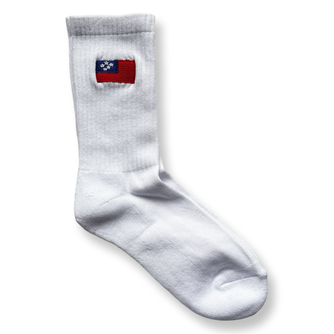 Samoa Flag Sock