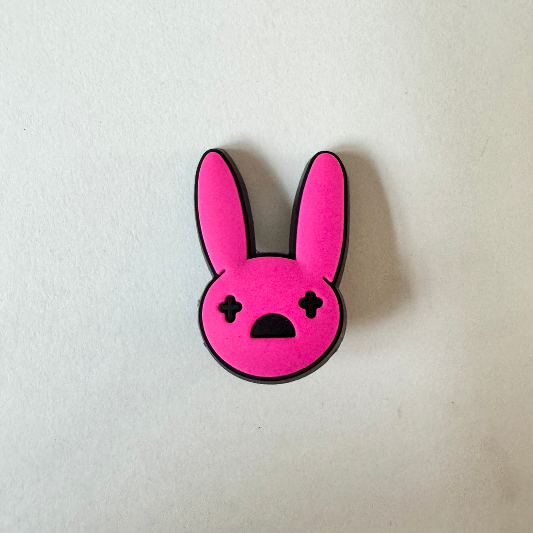 Pink Bad Bunny Logo Charm