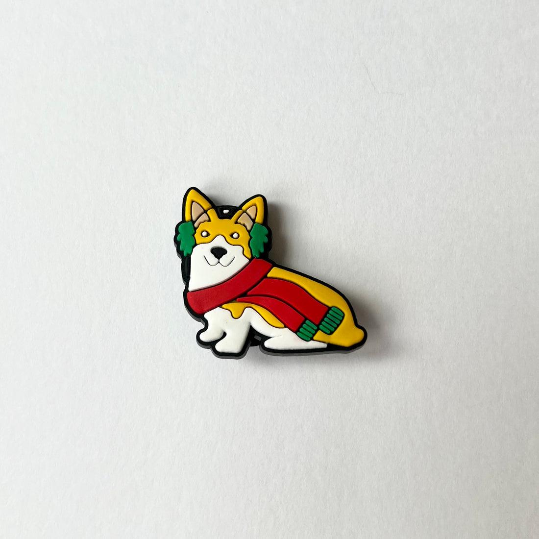 Christmas Corgi Charm
