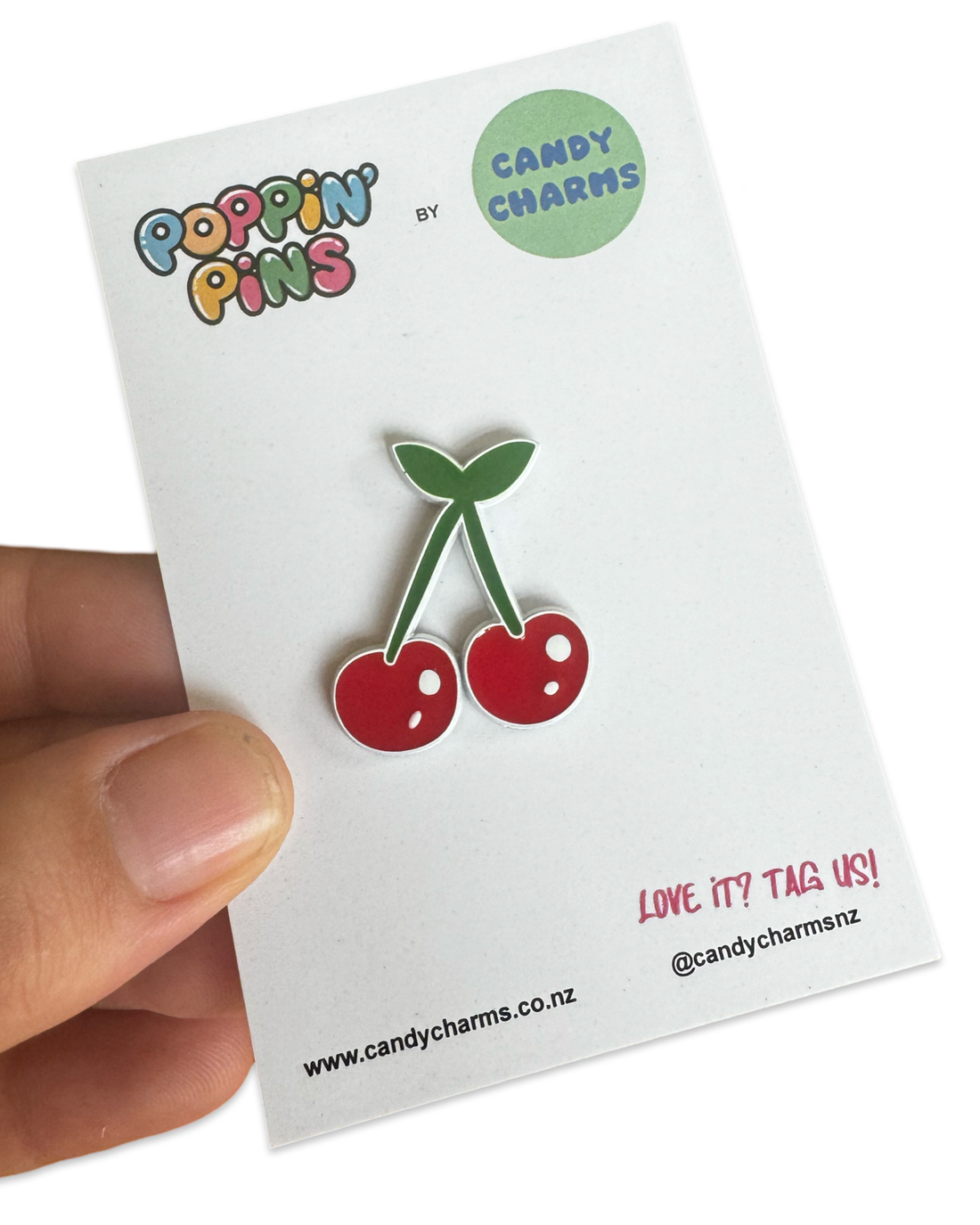 Cherries Enamel Pin