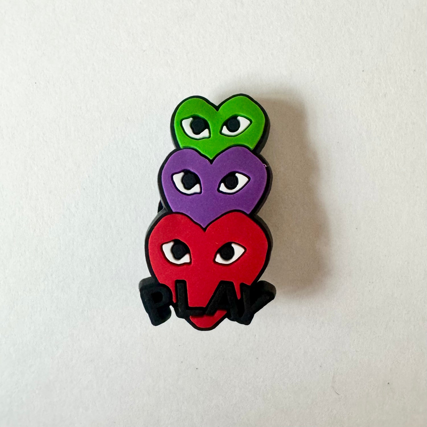 Triple Play Heart Charm