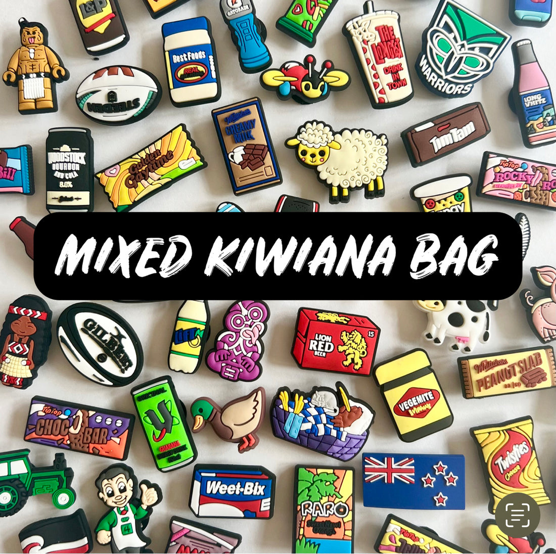 Kiwiana Mixed Charm Bags