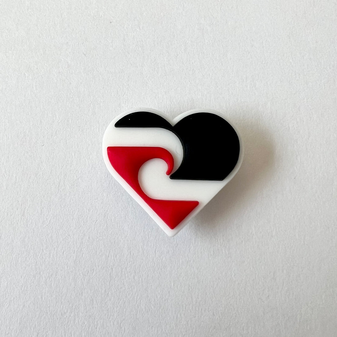 Love Heart Māori Flag Charm