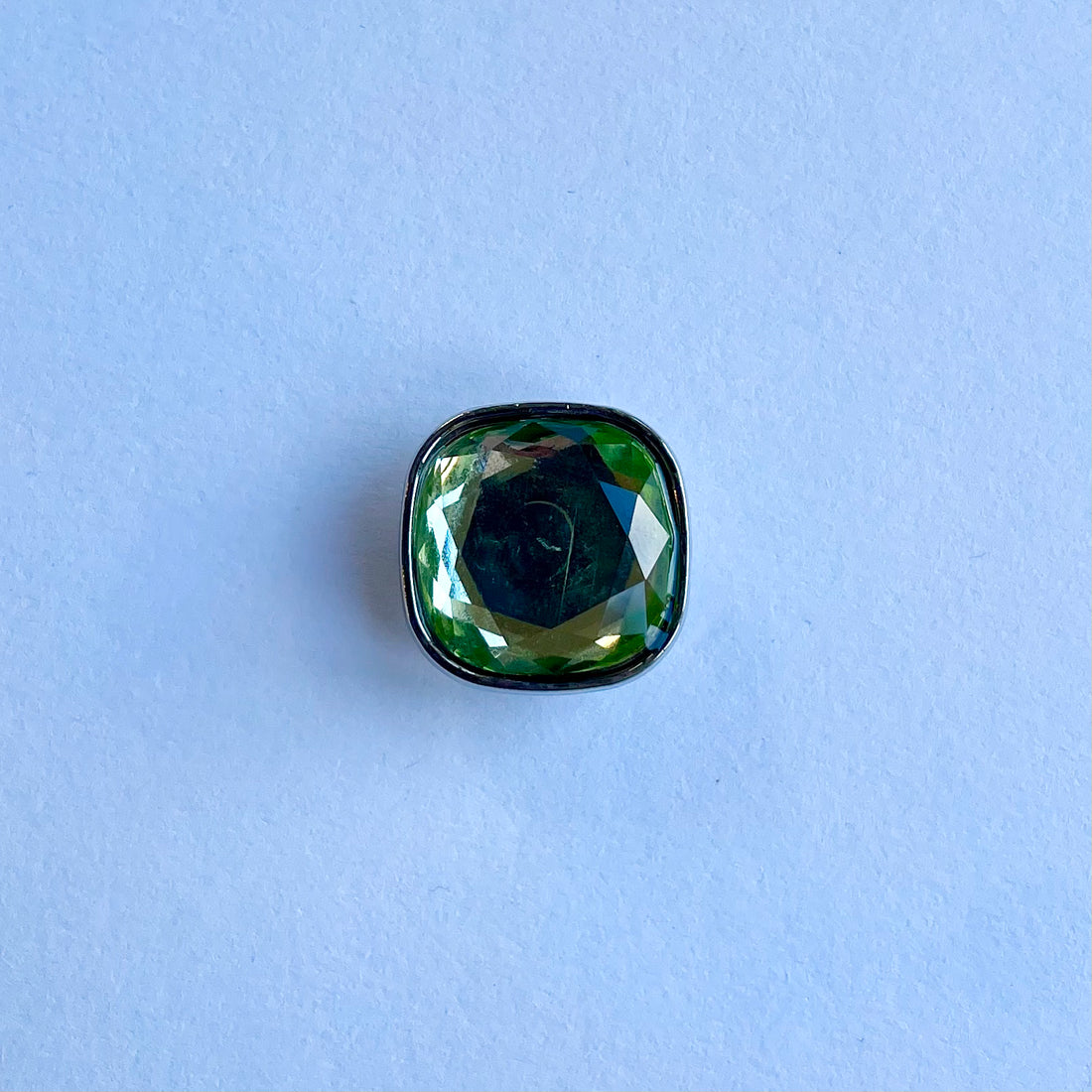 Chunky Green Gemstone Charm