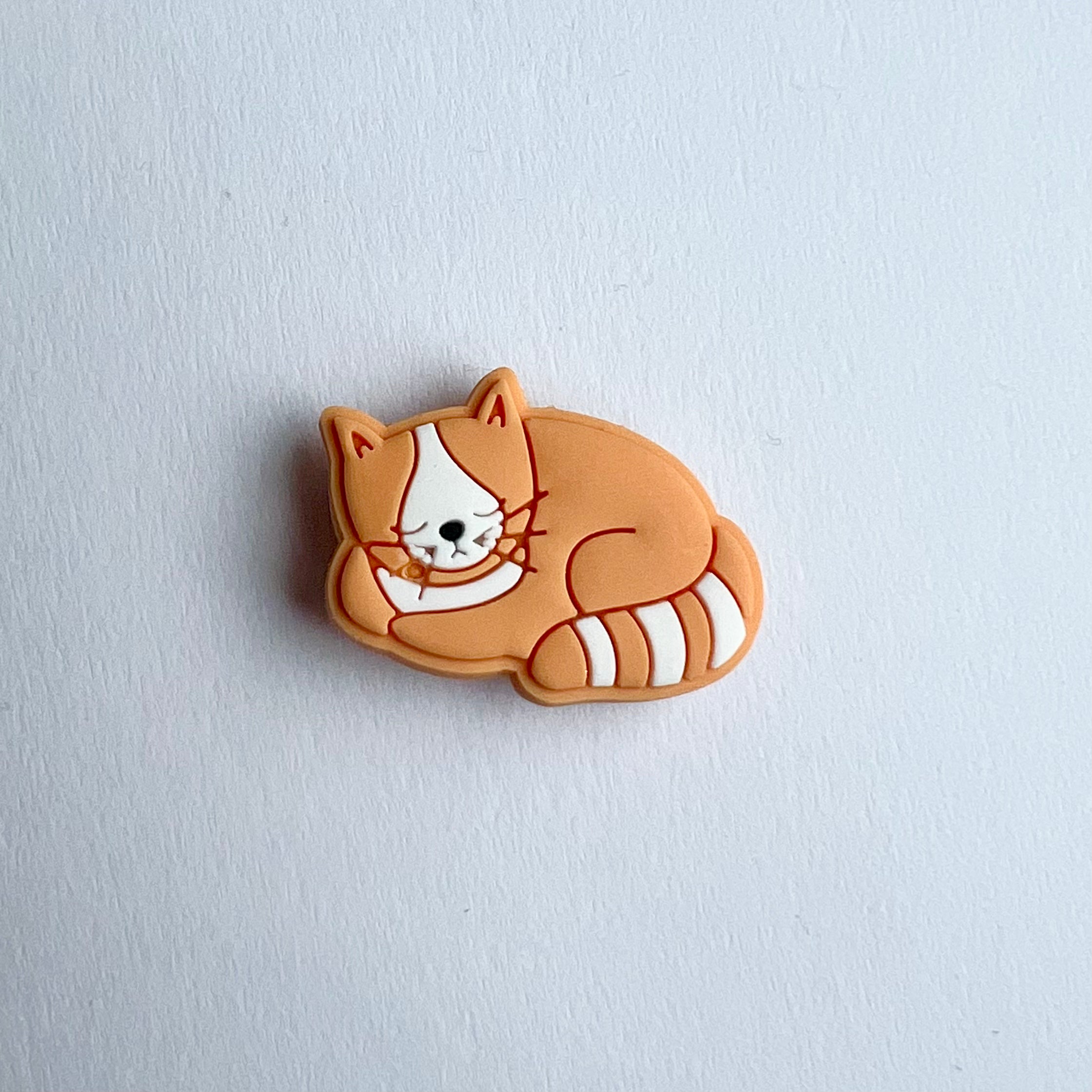 Ginger Sleepy Kitty Charm