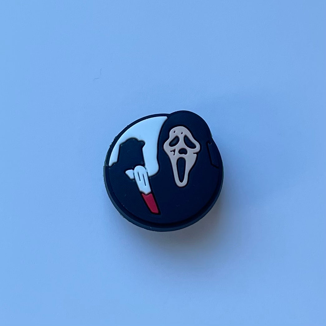 Scream Circle Charm
