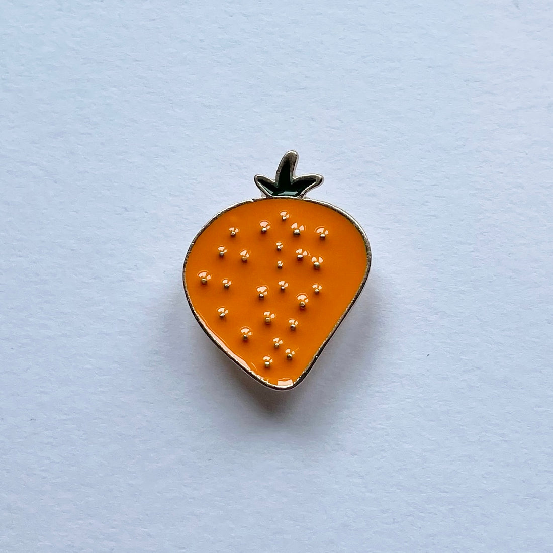 Orange Metal Charm