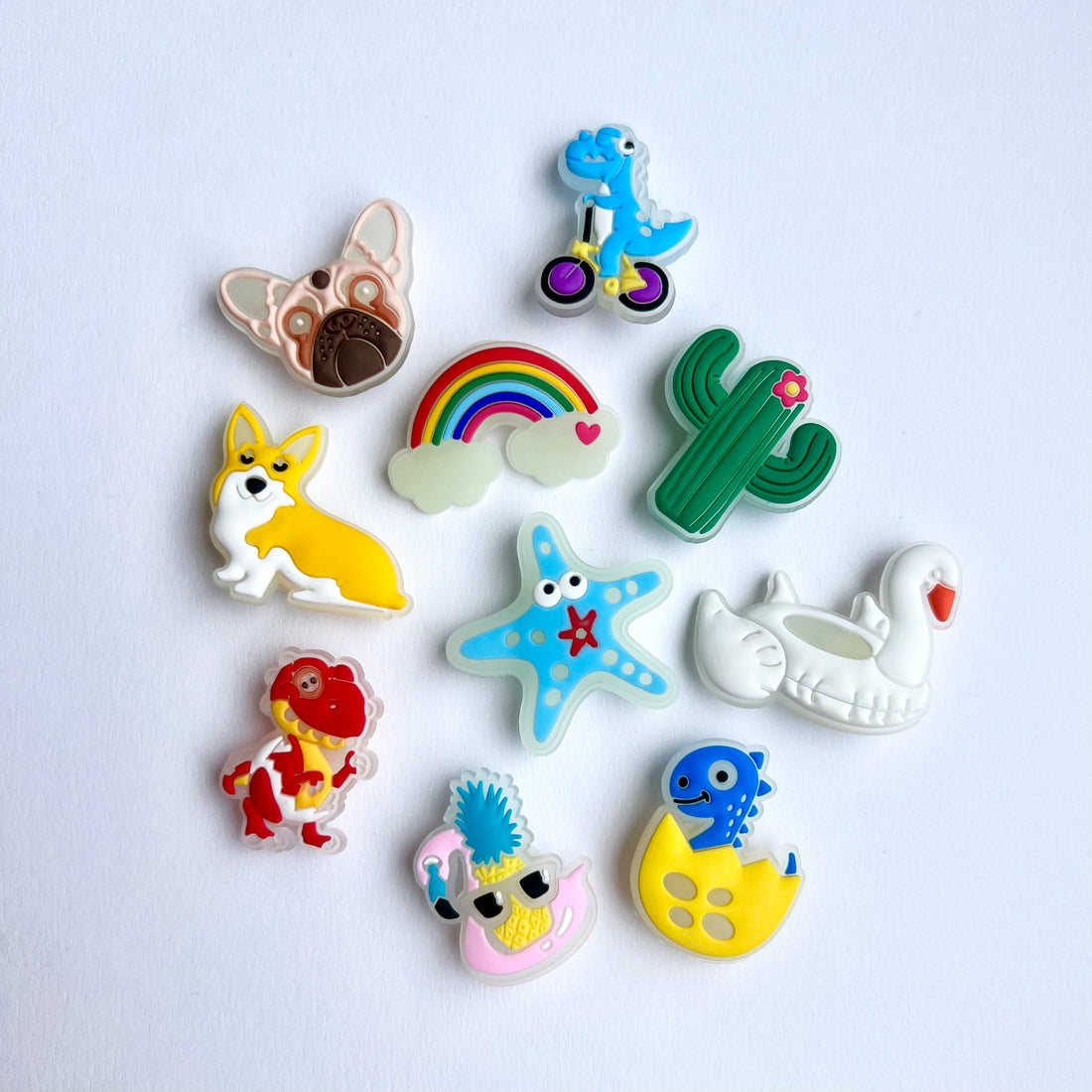 Glow in the Dark Pineapple Floaty Charm