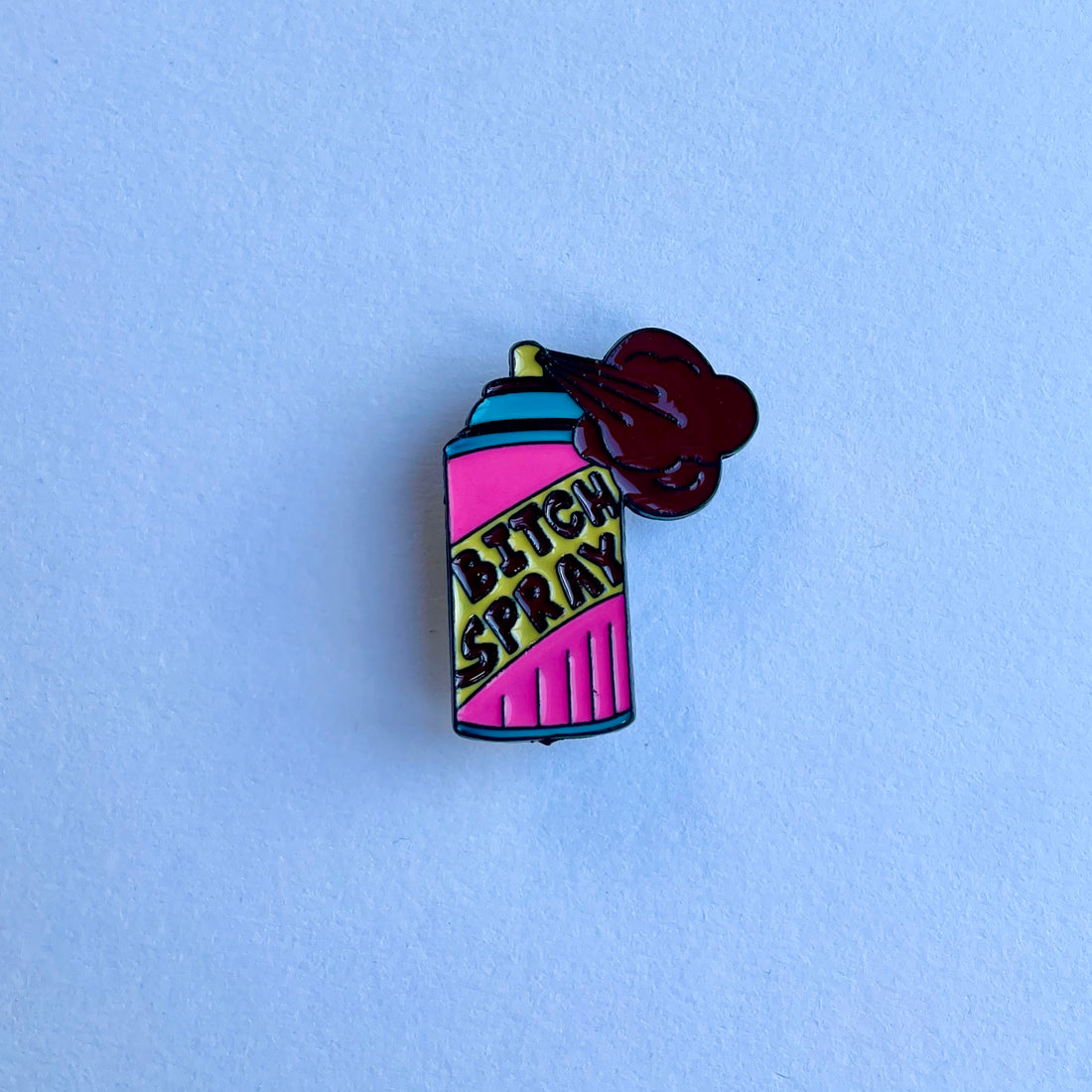 Bitch Spray Metal Charm