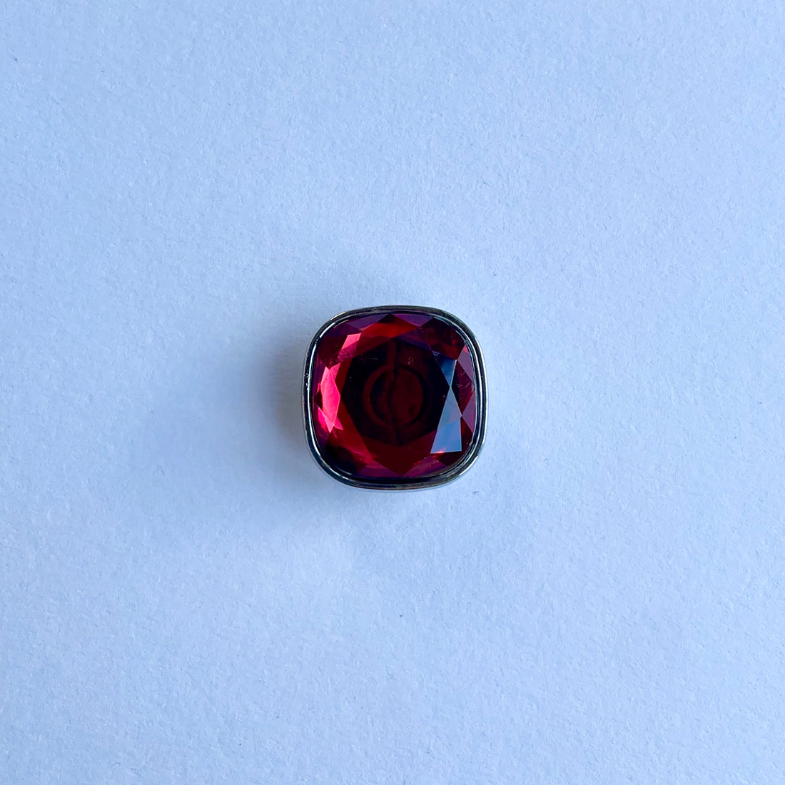 Chunky Red Gemstone Charm