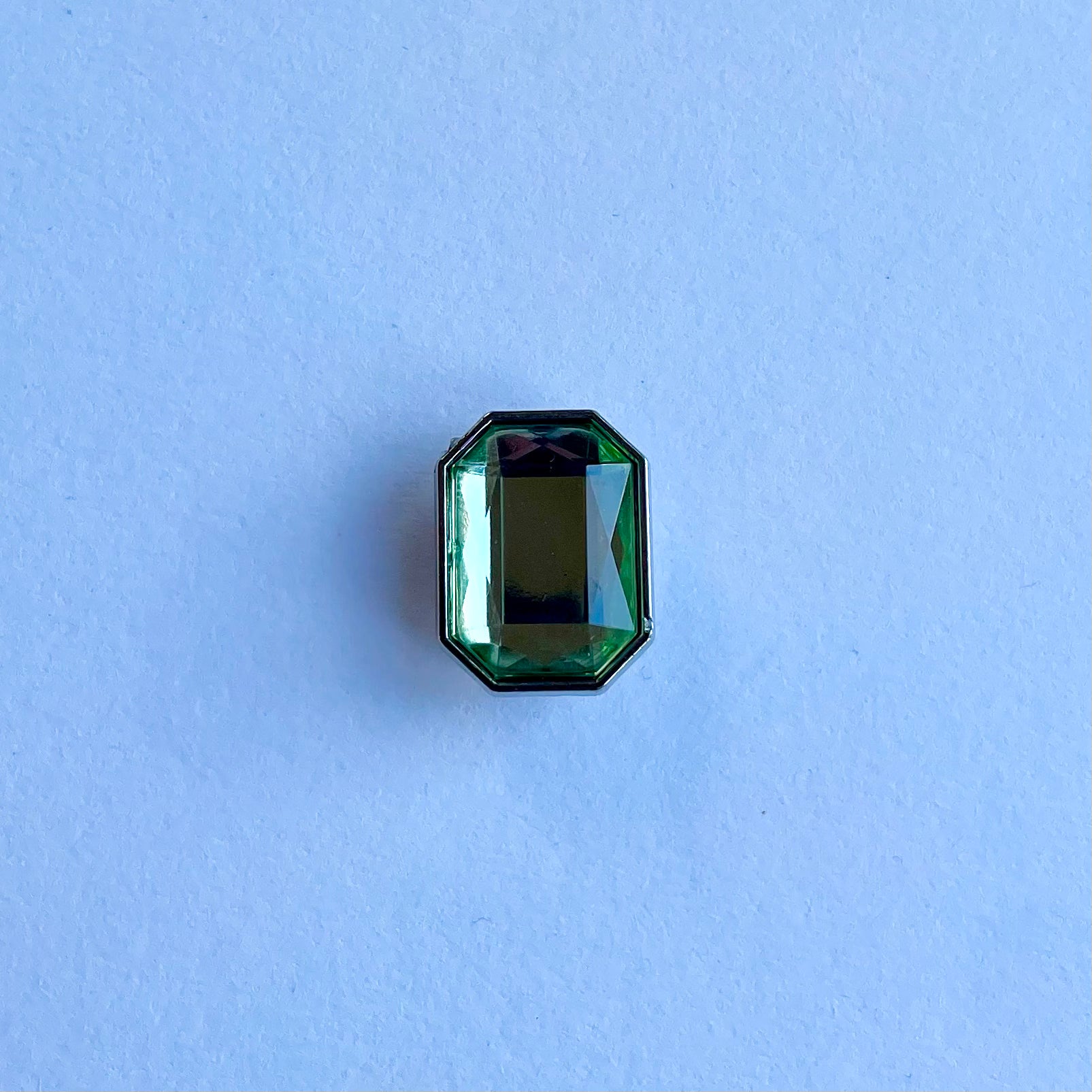 Chunky Green Gemstone Charm