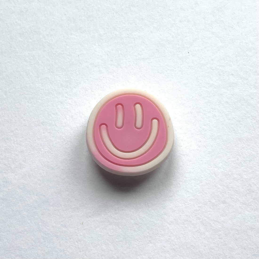 Light Pink Smiley Face Charm