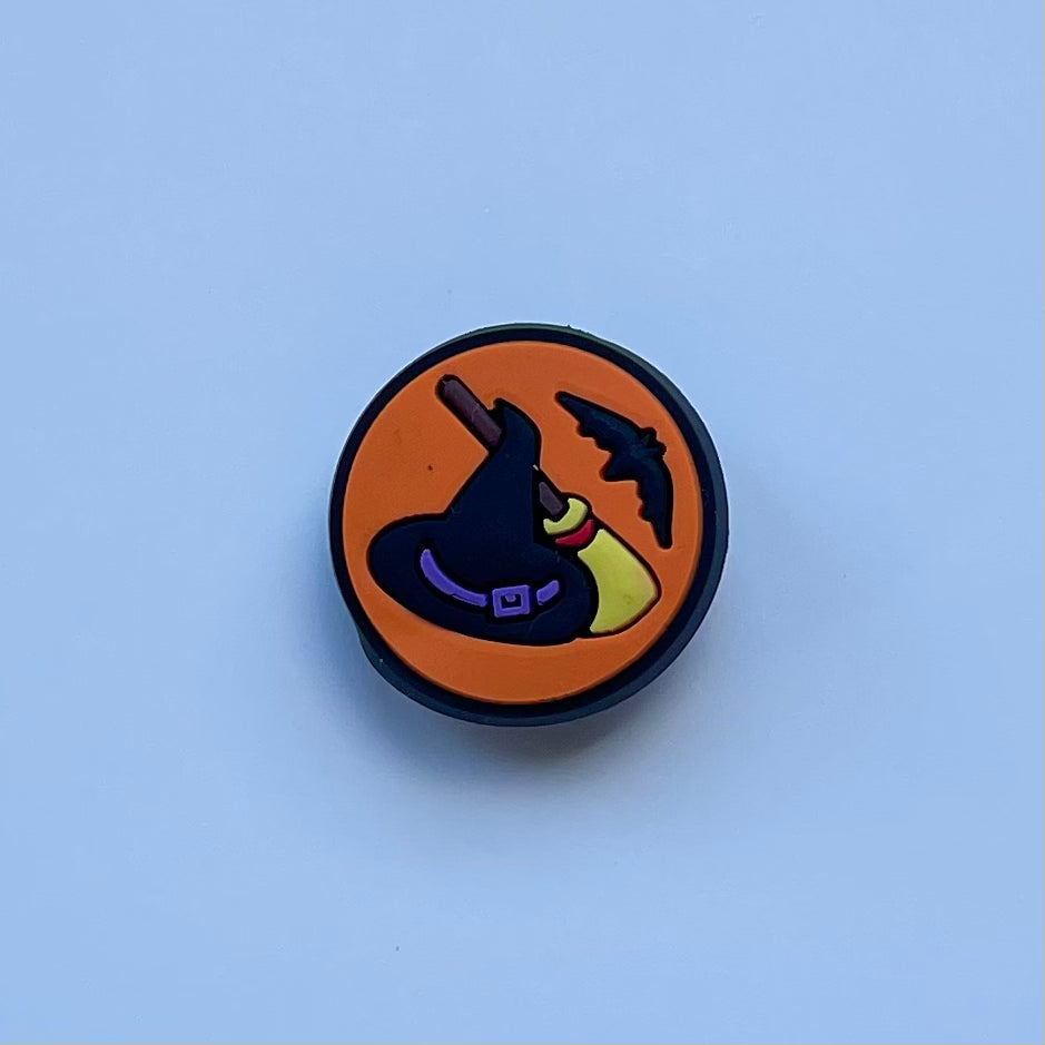 Witches Hat & Broom Charm