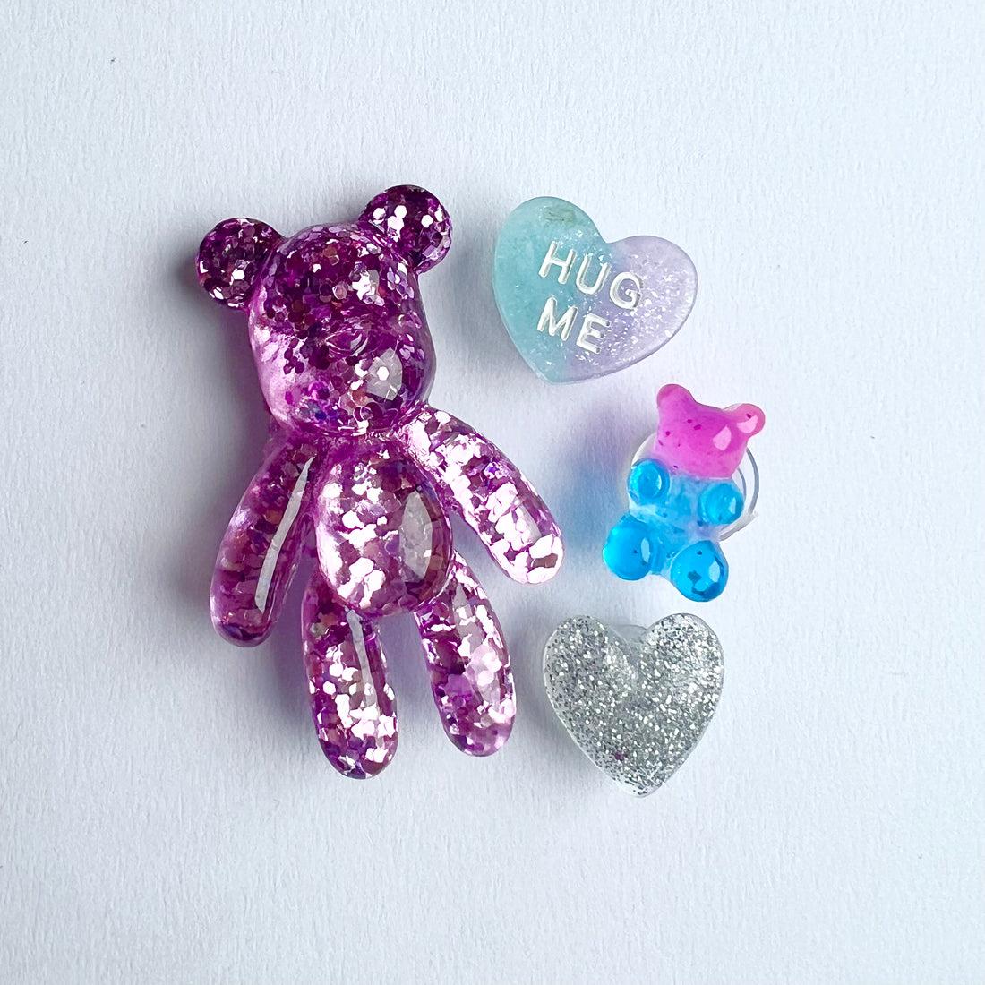 The Purple Glitter Charms Pack