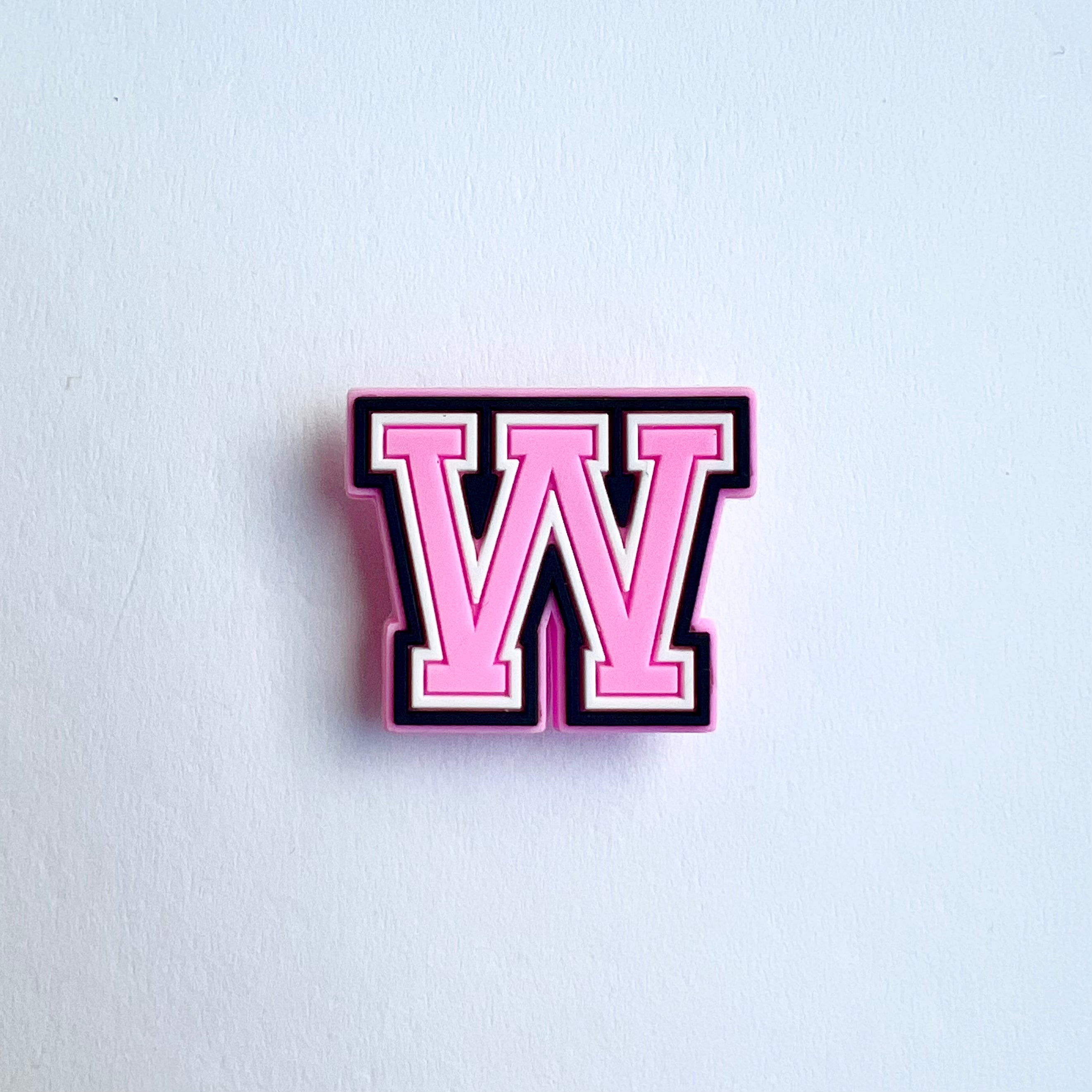 Pink Letter Charms