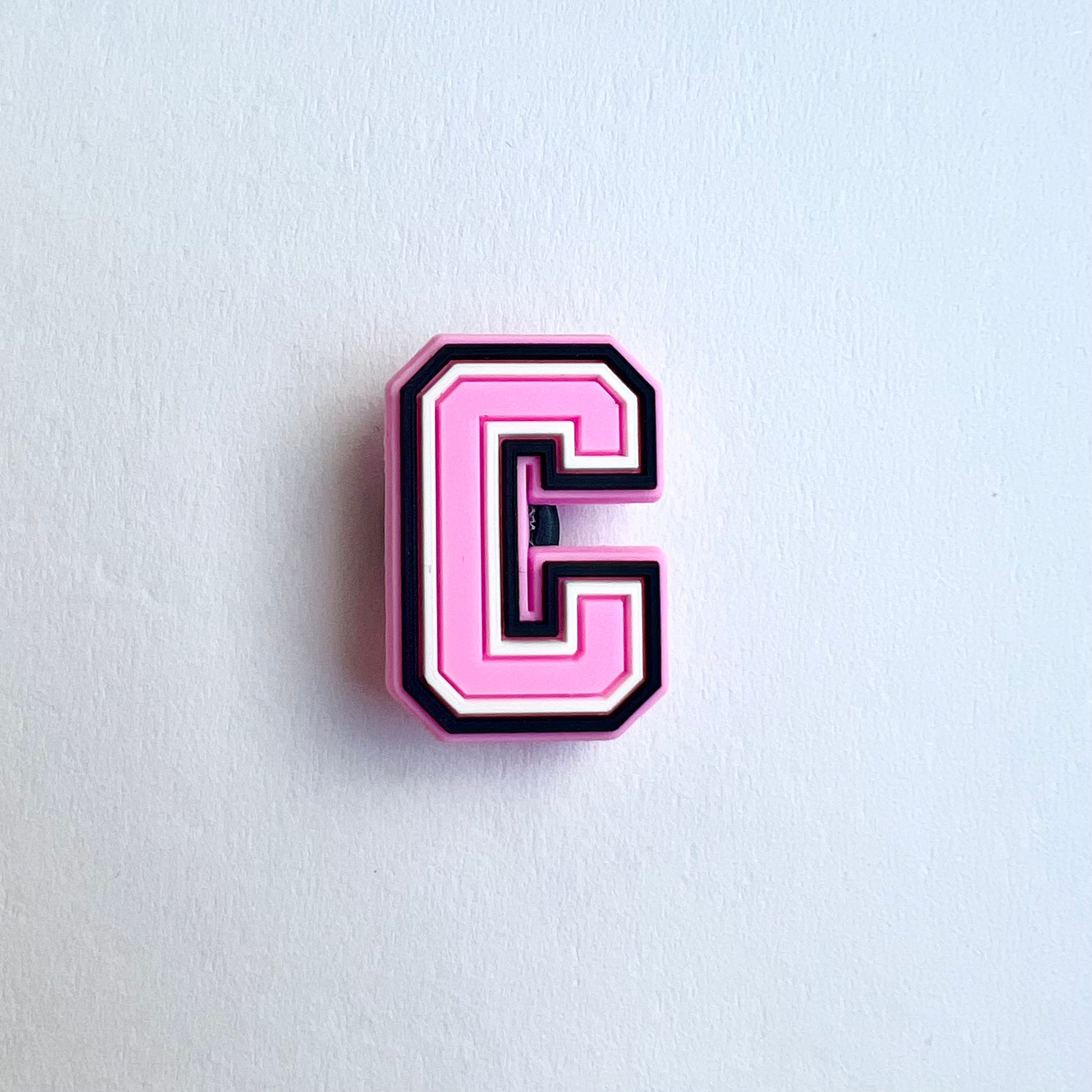 Pink Letter Charms