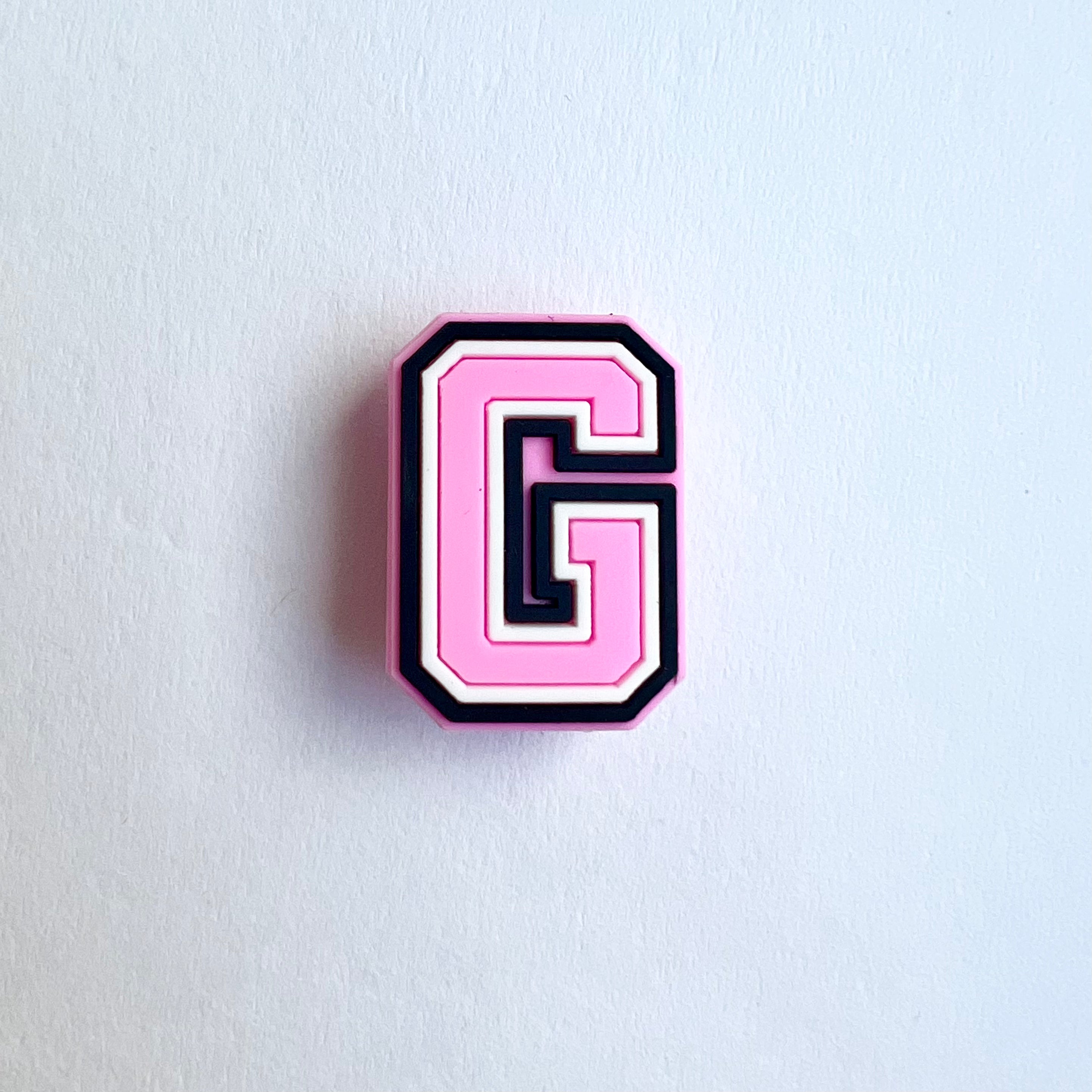 Pink Letter Charms