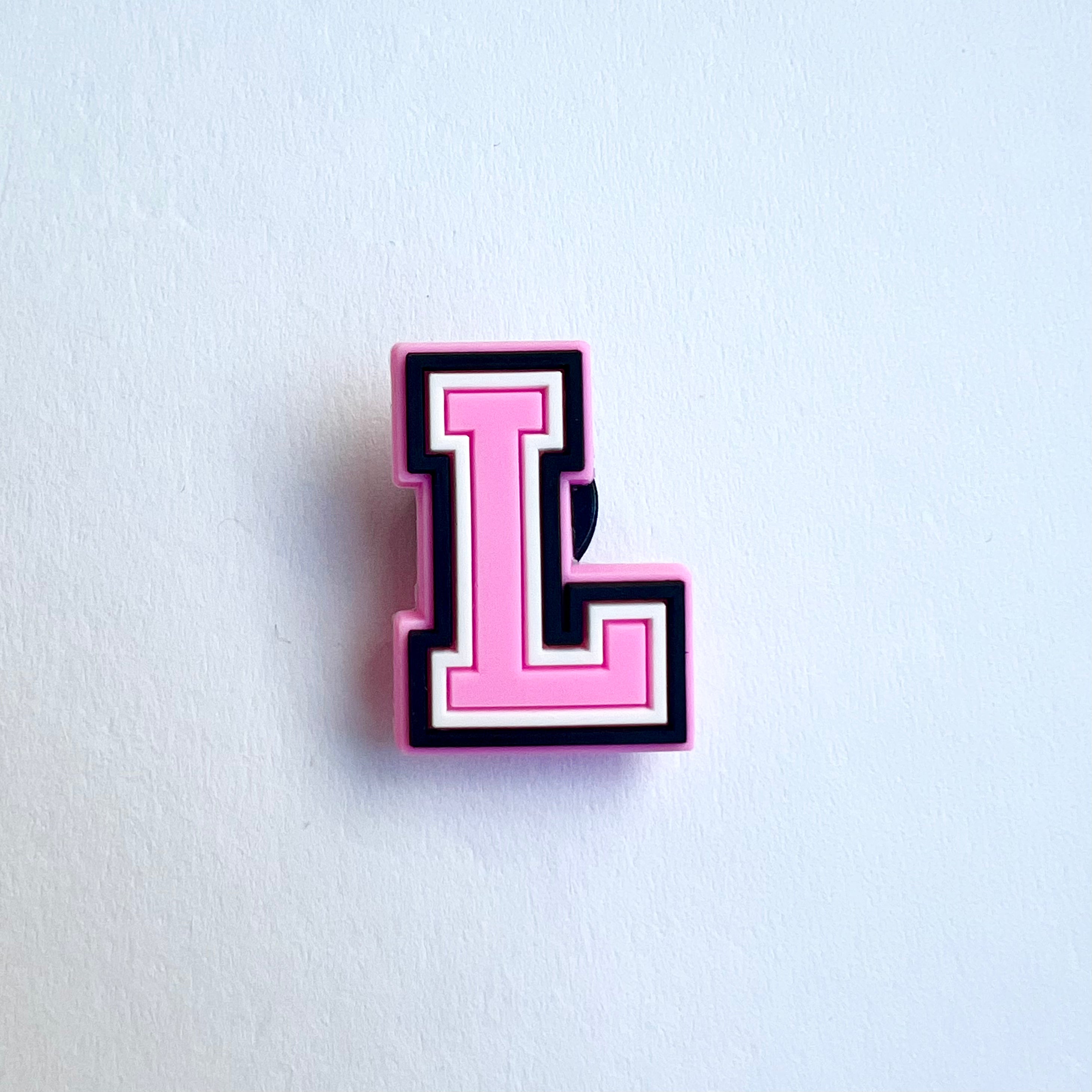 Pink Letter Charms