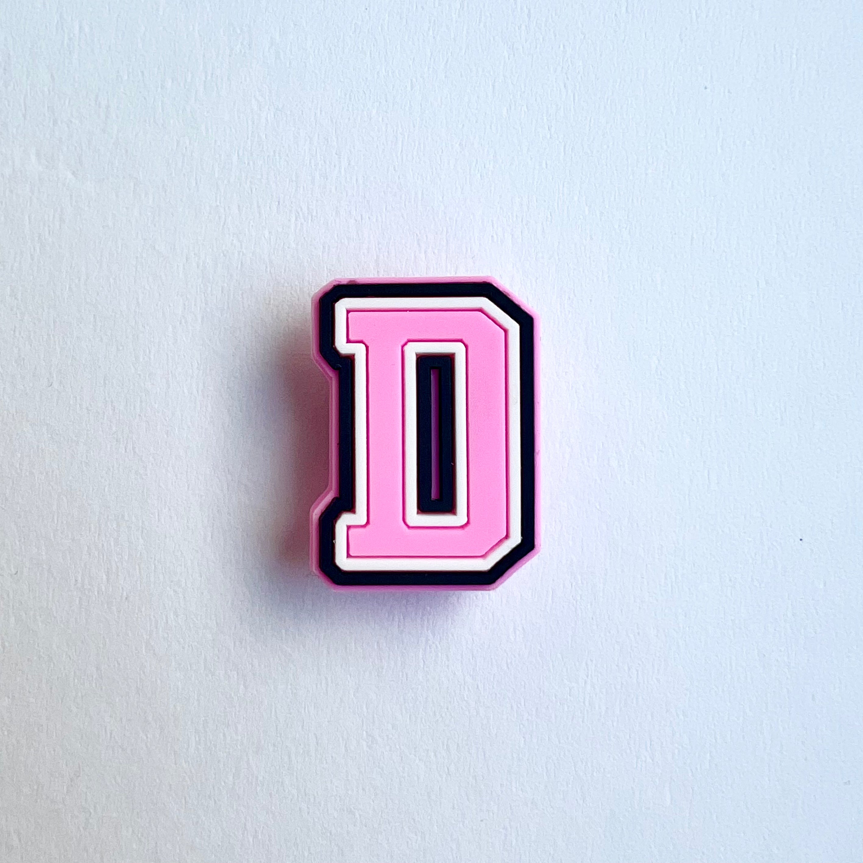 Pink Letter Charms