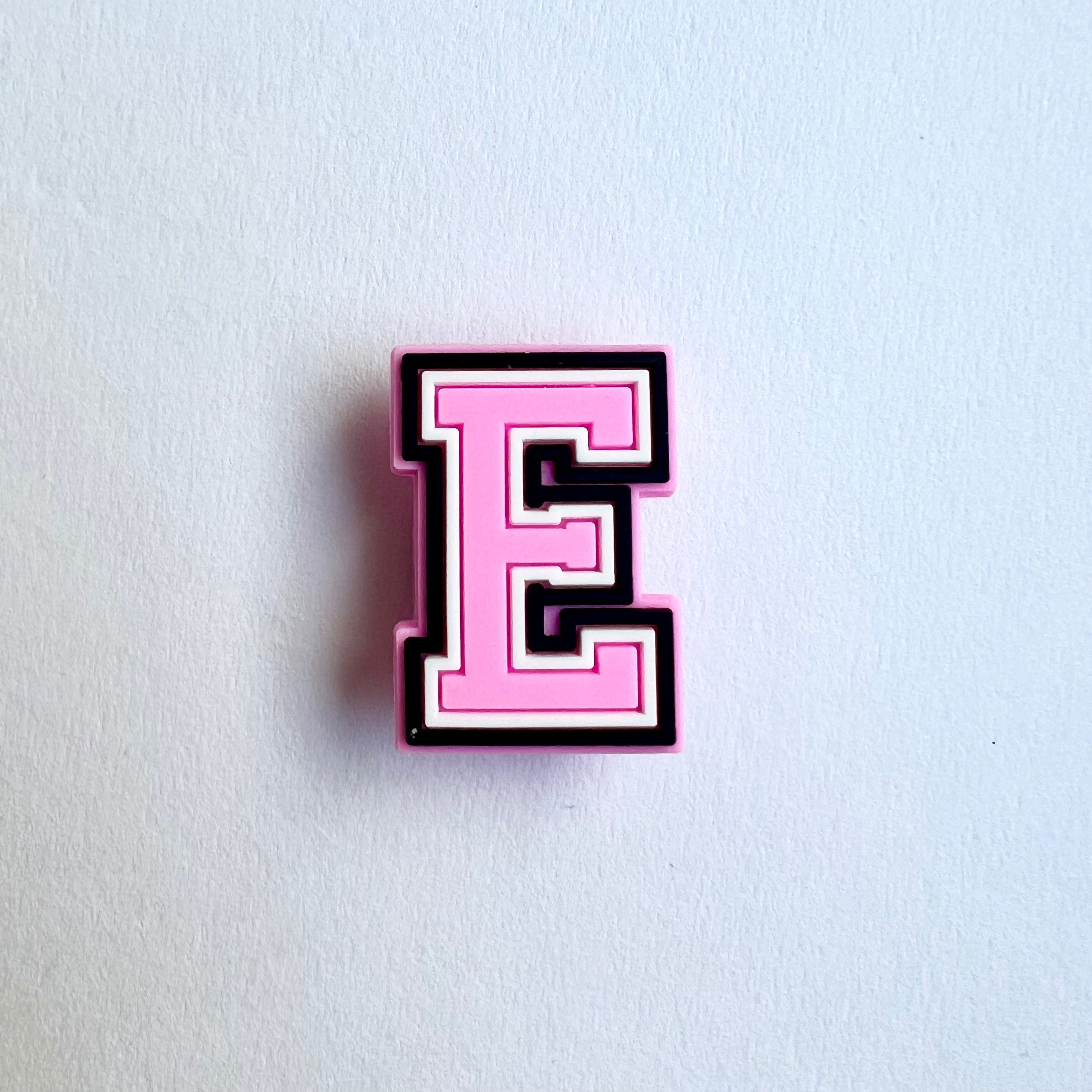 Pink Letter Charms