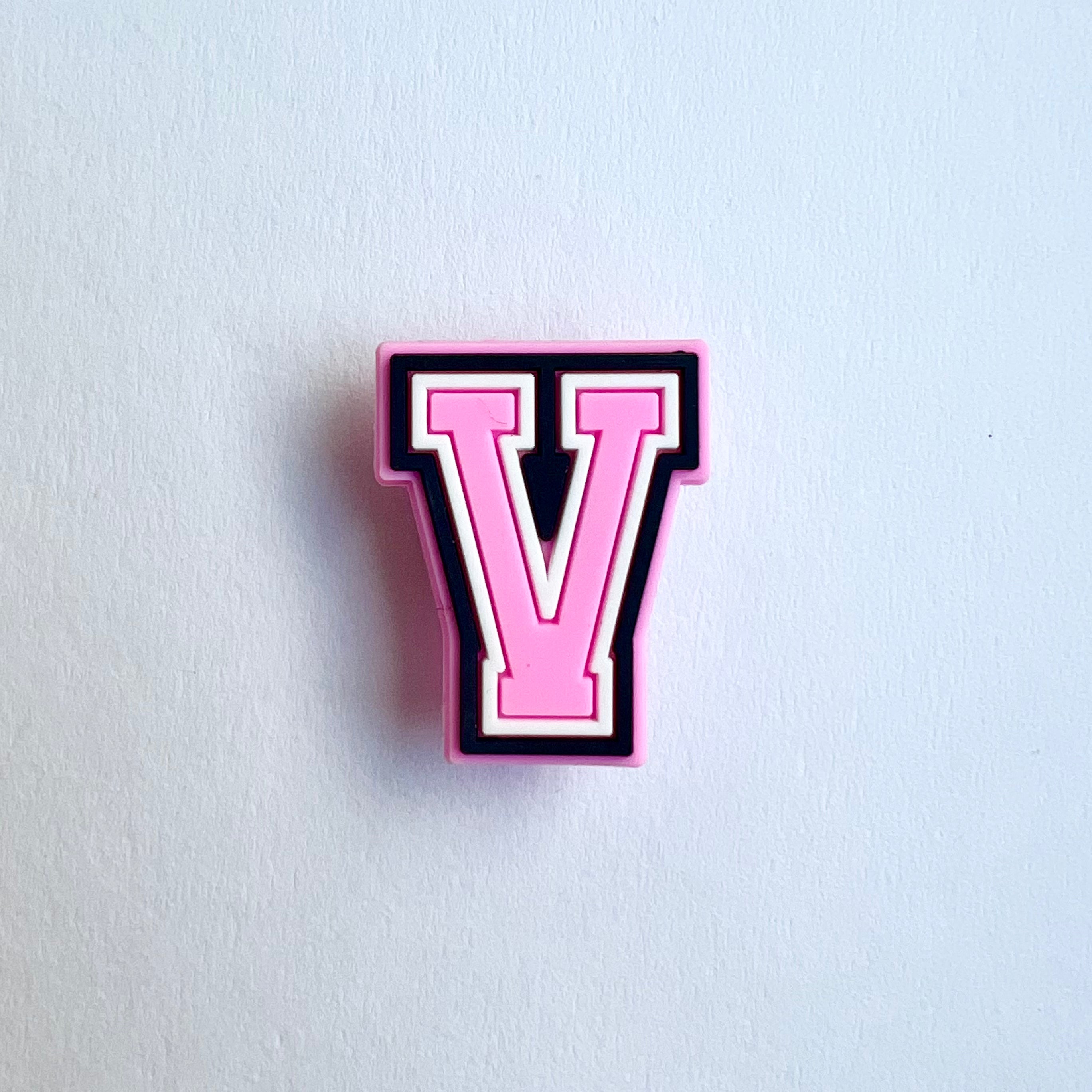 Pink Letter Charms