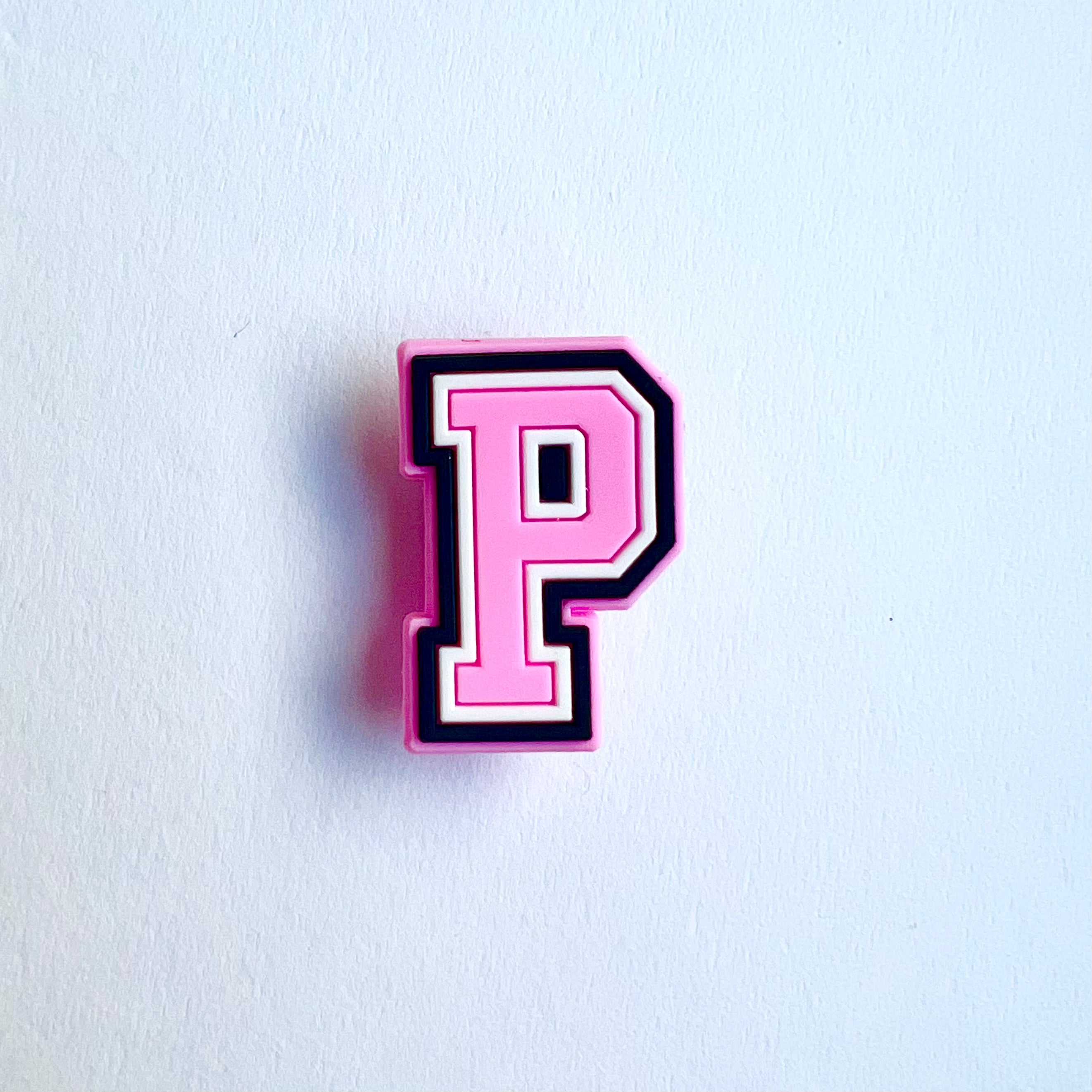 Pink Letter Charms