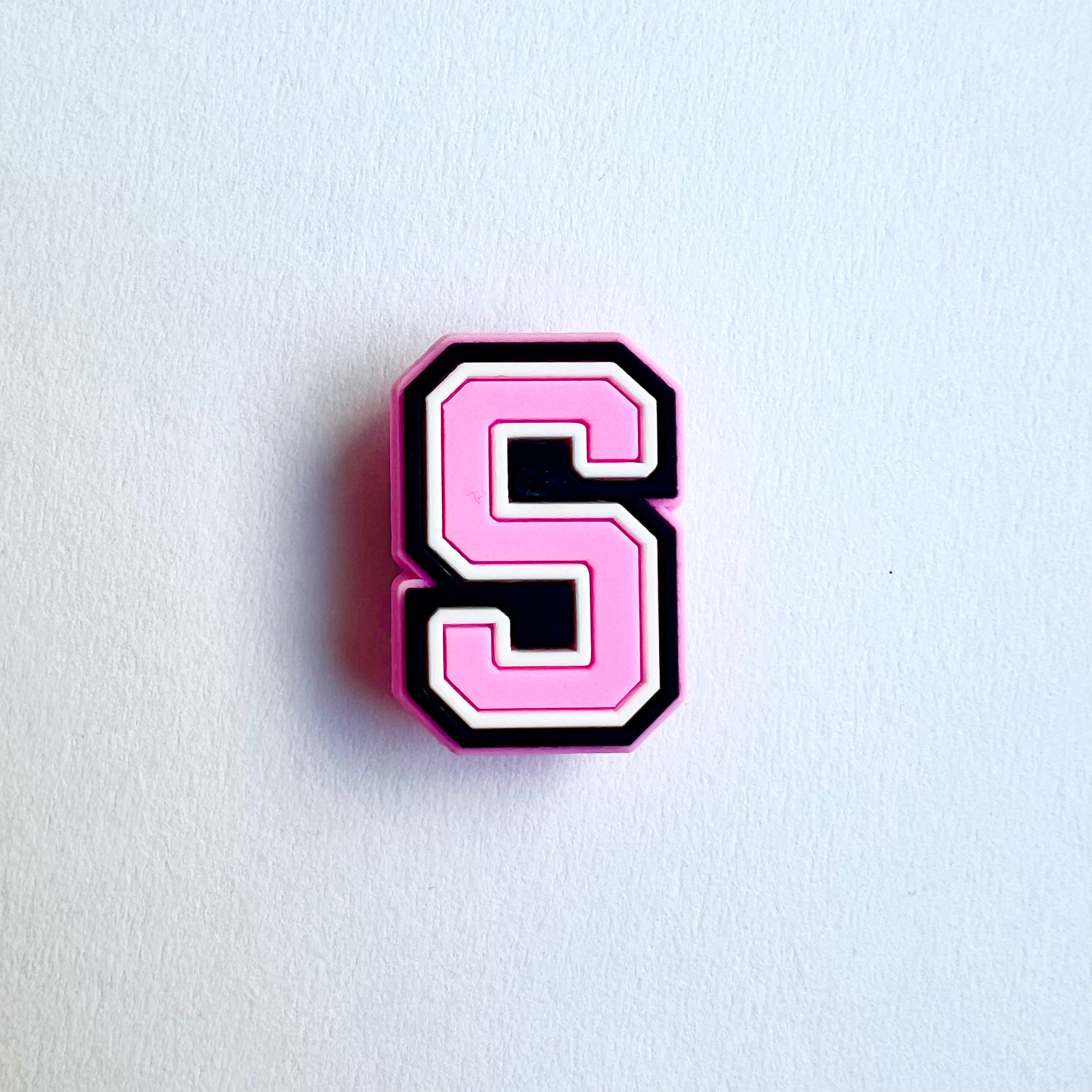 Pink Letter Charms