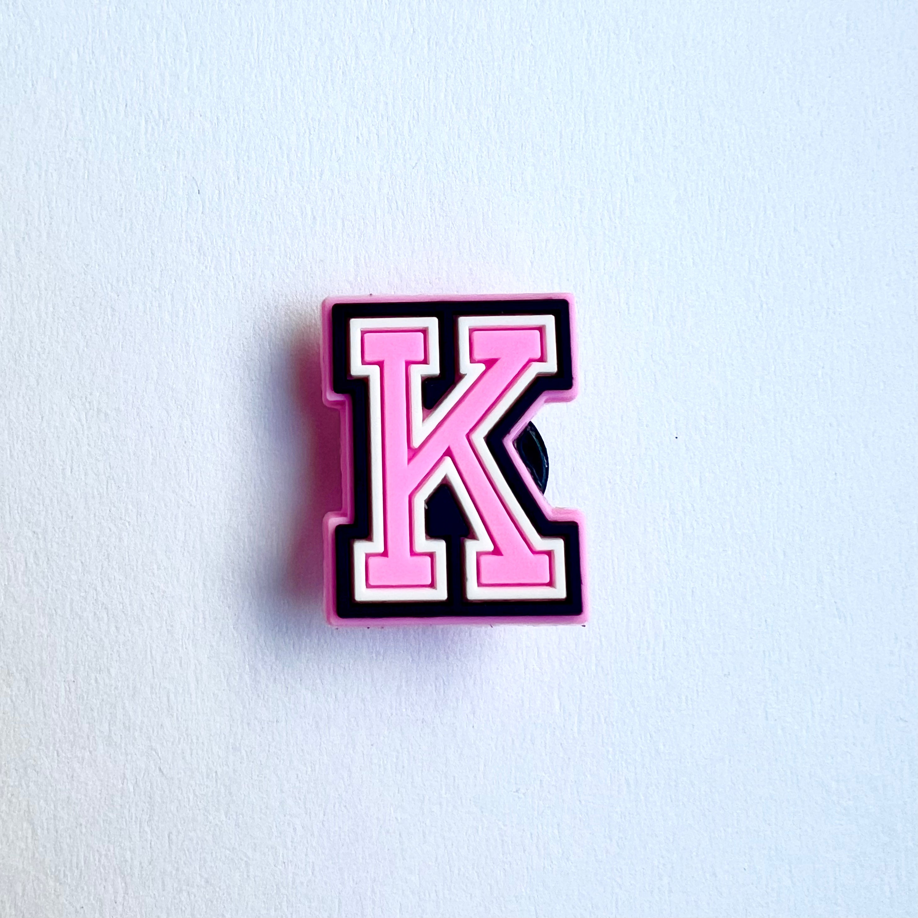 Pink Letter Charms