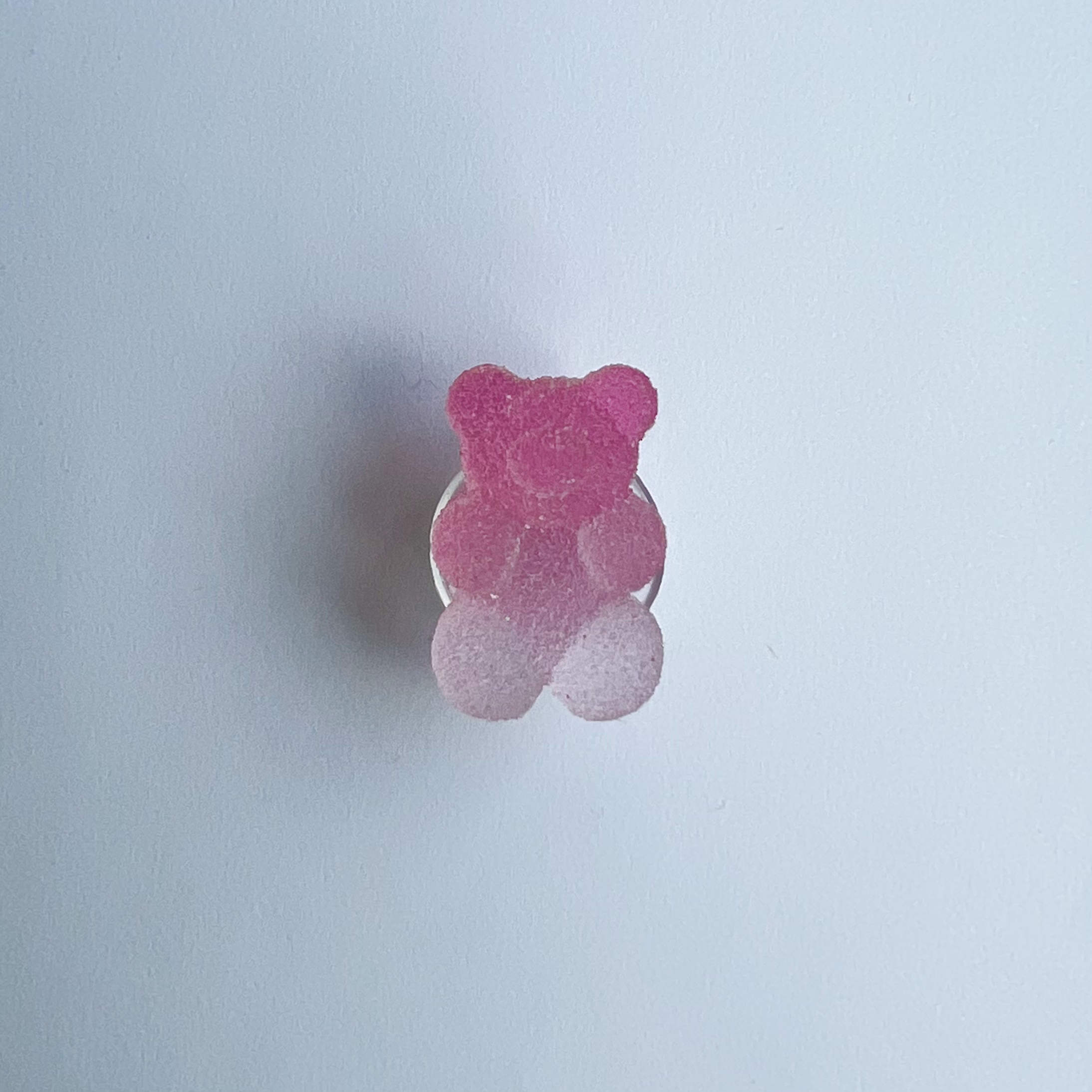 Red Gradient Sugar Bear Charm