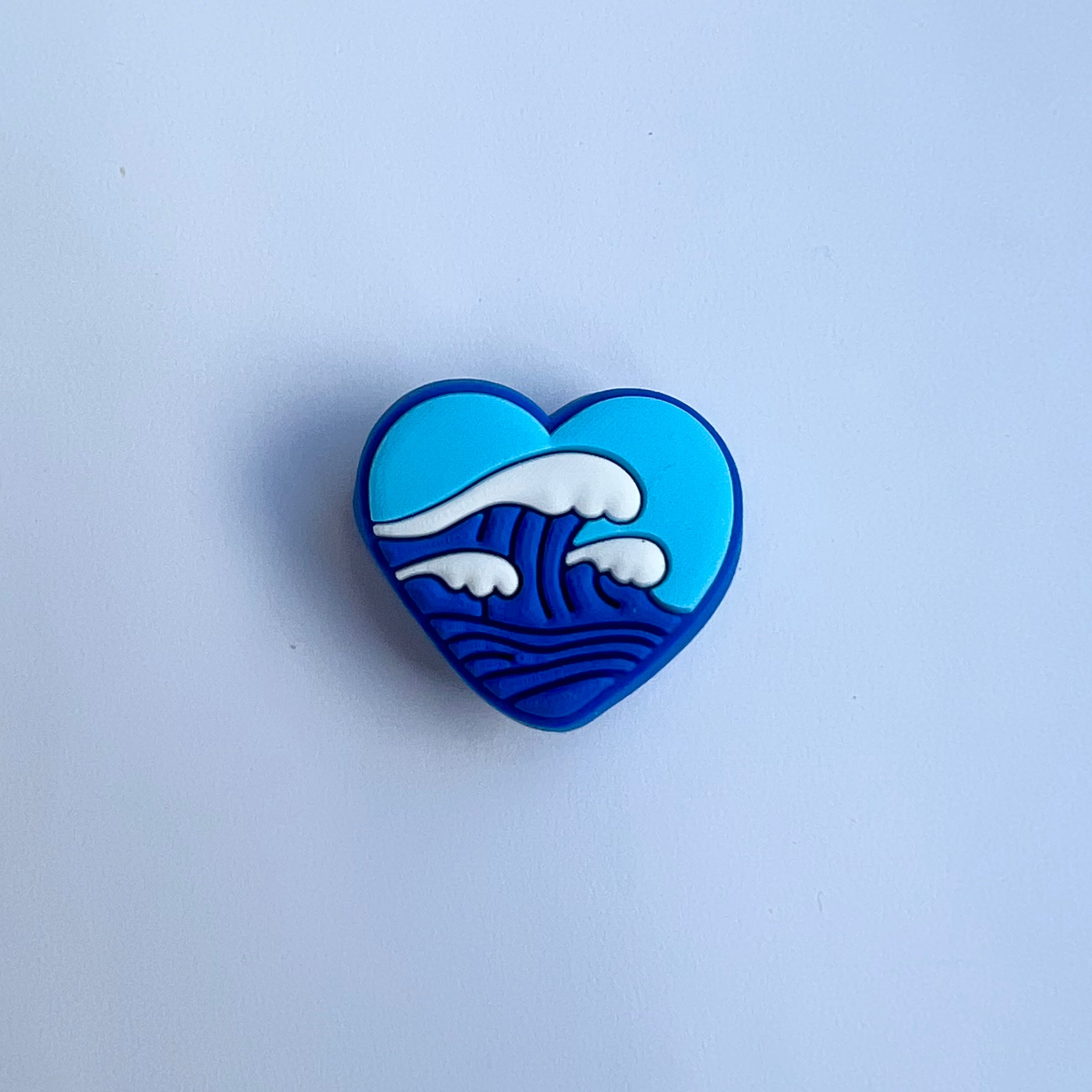 Surf Heart Charm