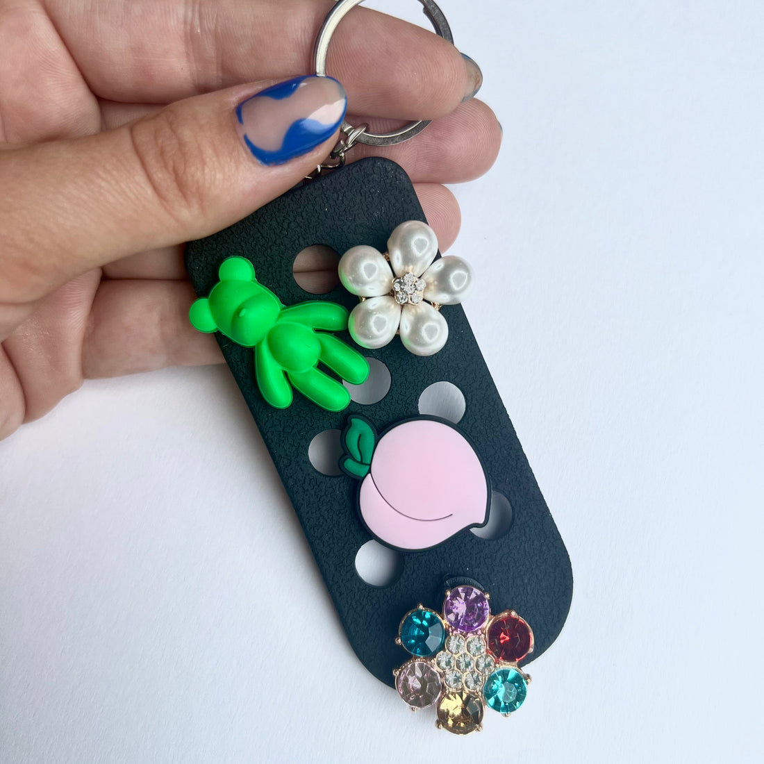 Charm Keyring - Black