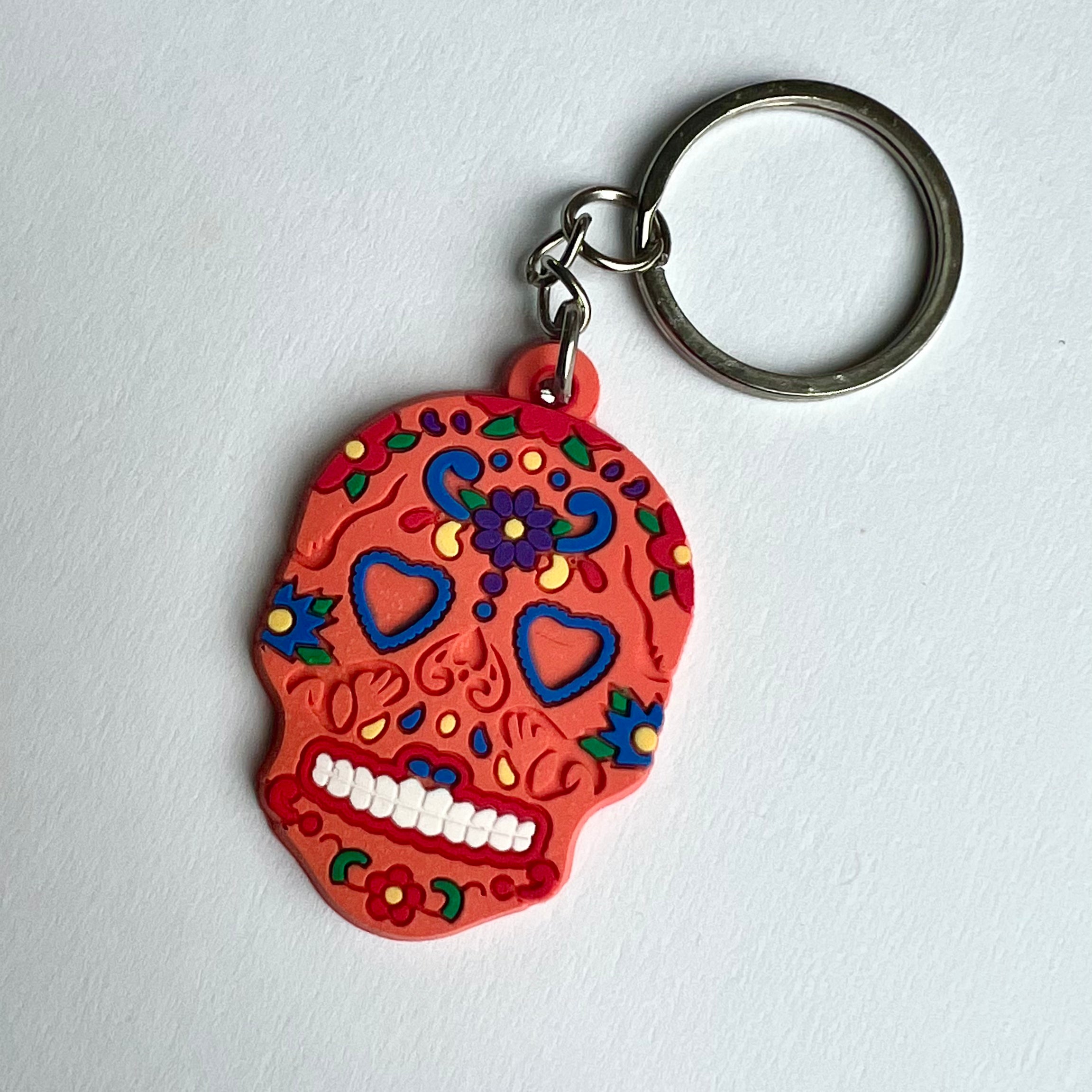 Sugar Skull Keyring