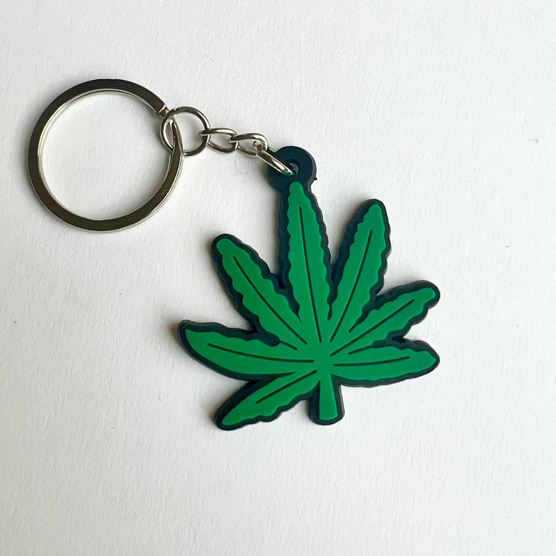 Hemp Leaf Keyring