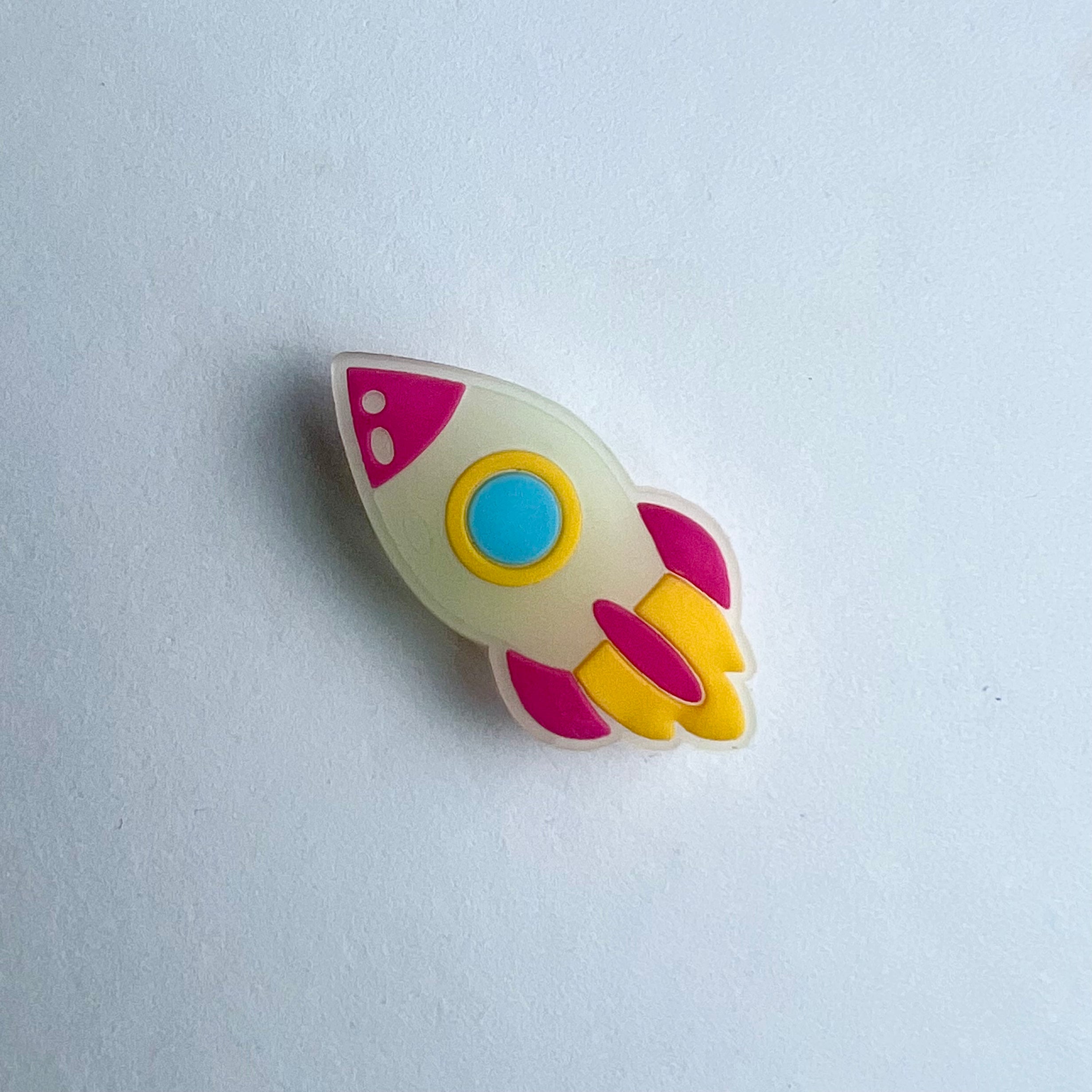 Glow in the Dark Rocket Charm