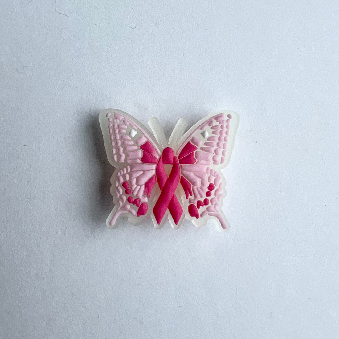 Glow in the Dark Pink Butterfly Charm