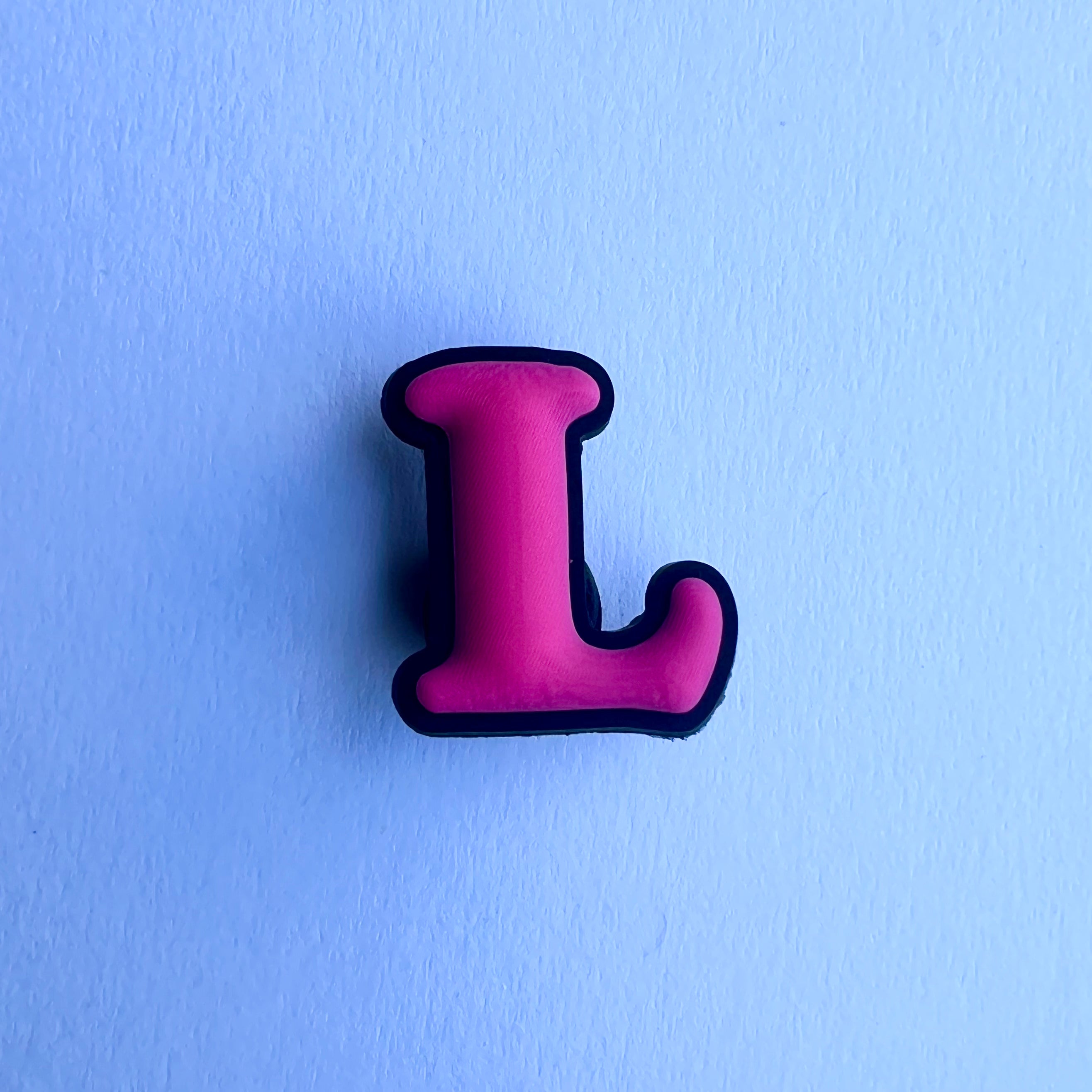 Chunky Colourful Letter Charms