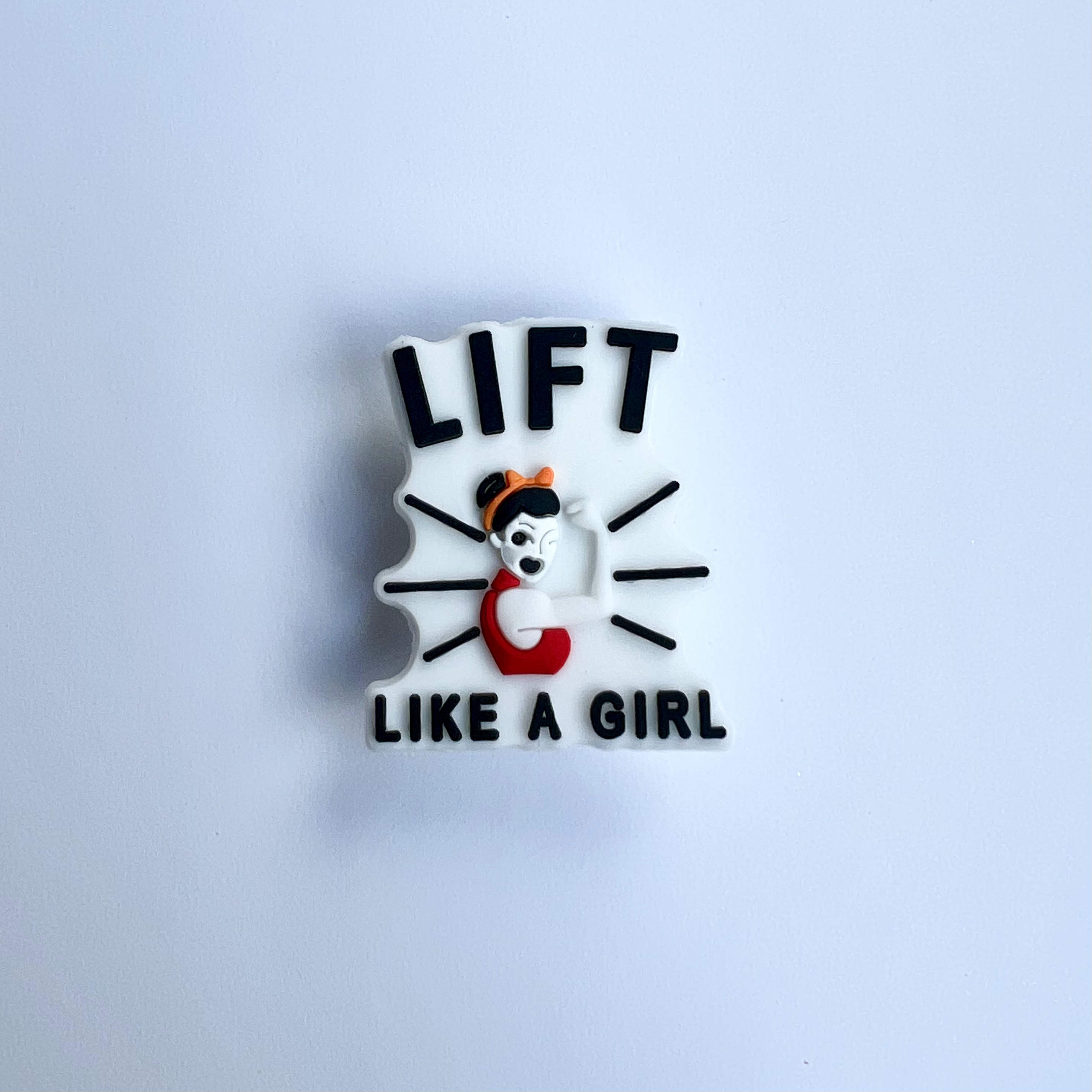 Lift Like A Girl Charm