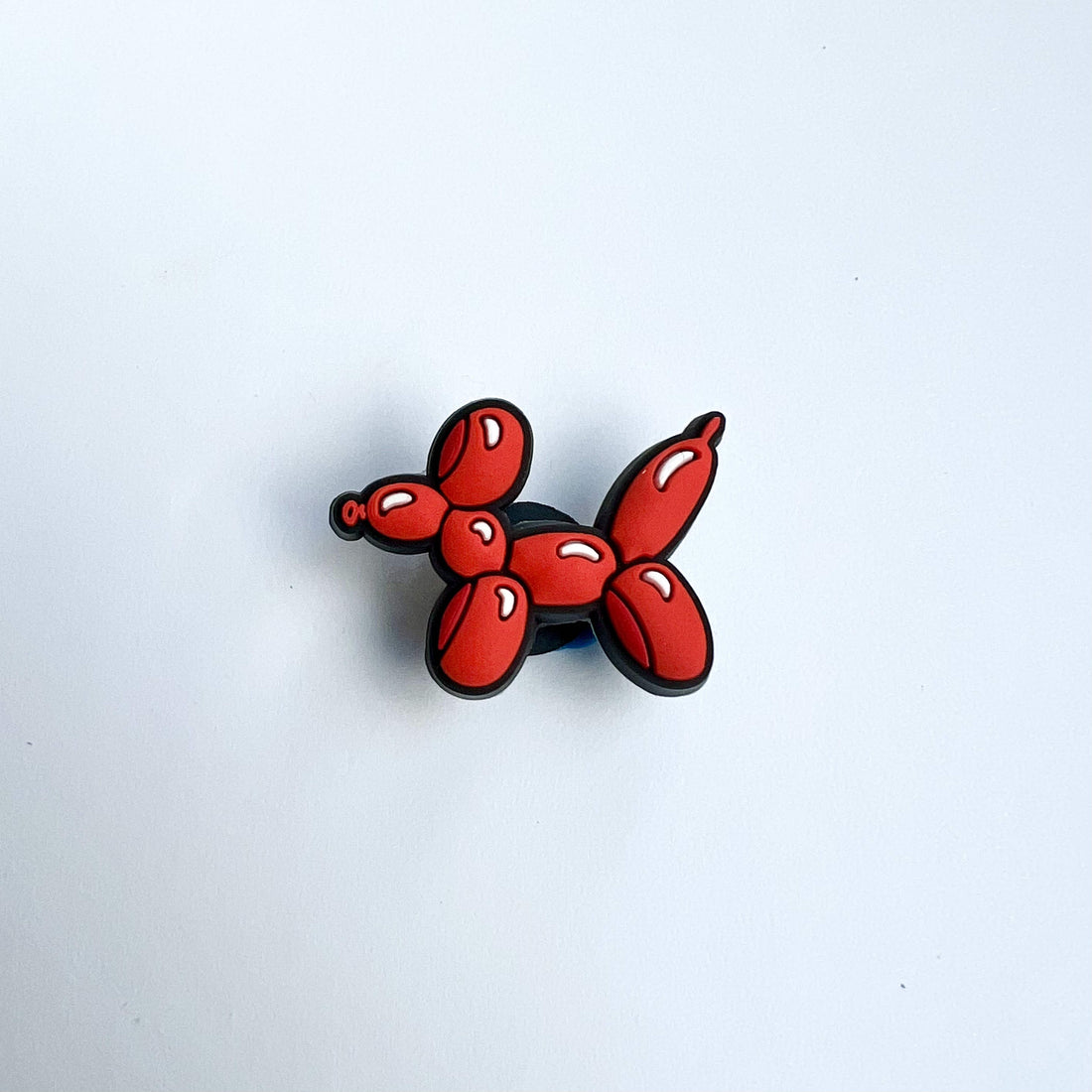 Red Balloon Dog Charm