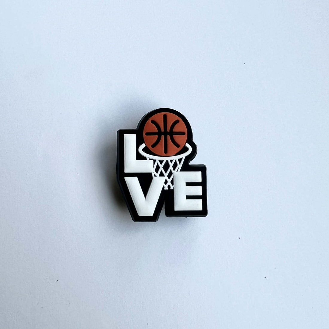 Love Basketball Hoop Charm