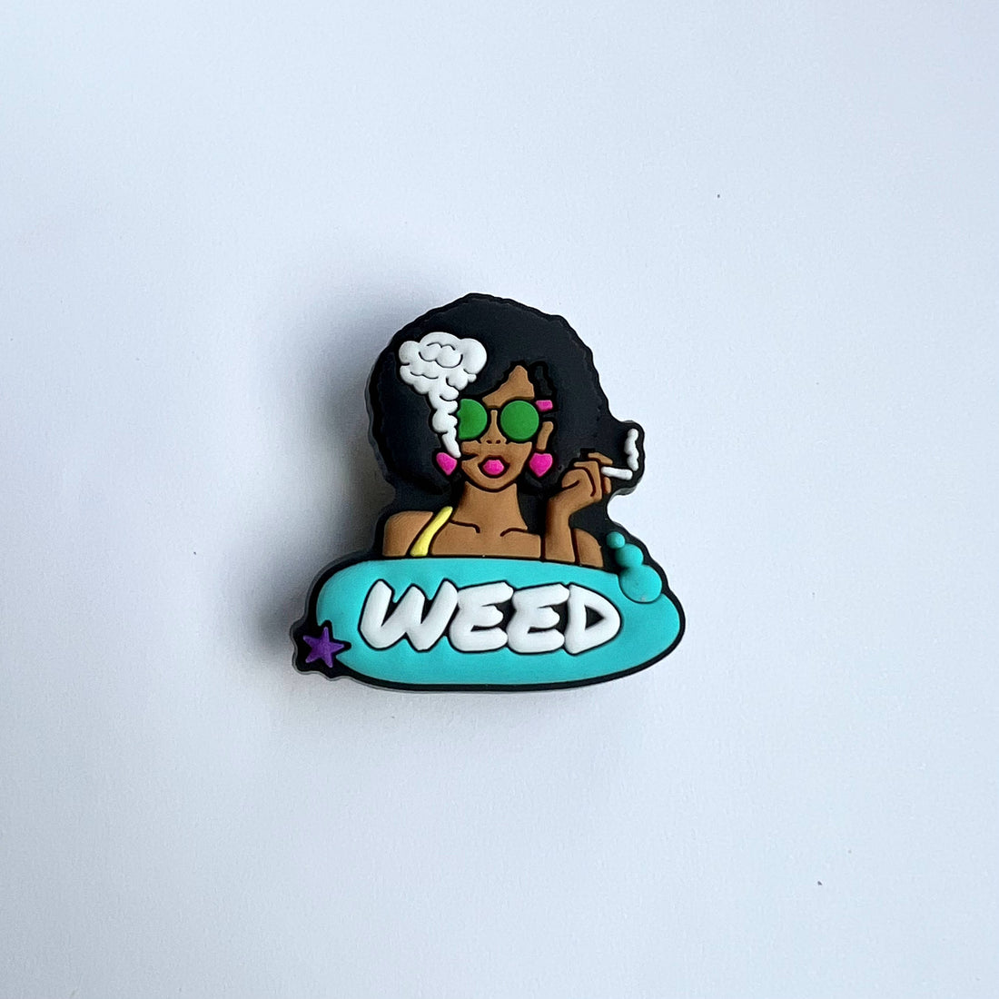 Weed Chick Charm