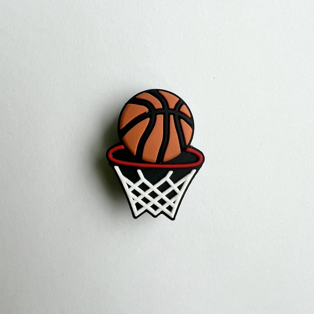 Basketball in Hoop Charm