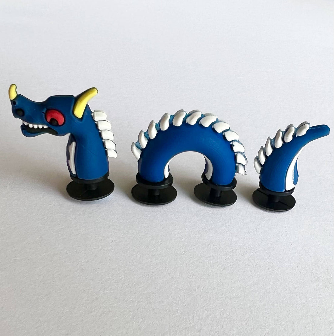 Three Piece Dragon Charm