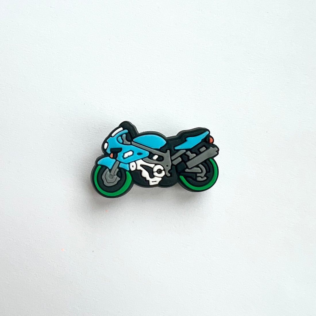 Blue Motorbike Charm