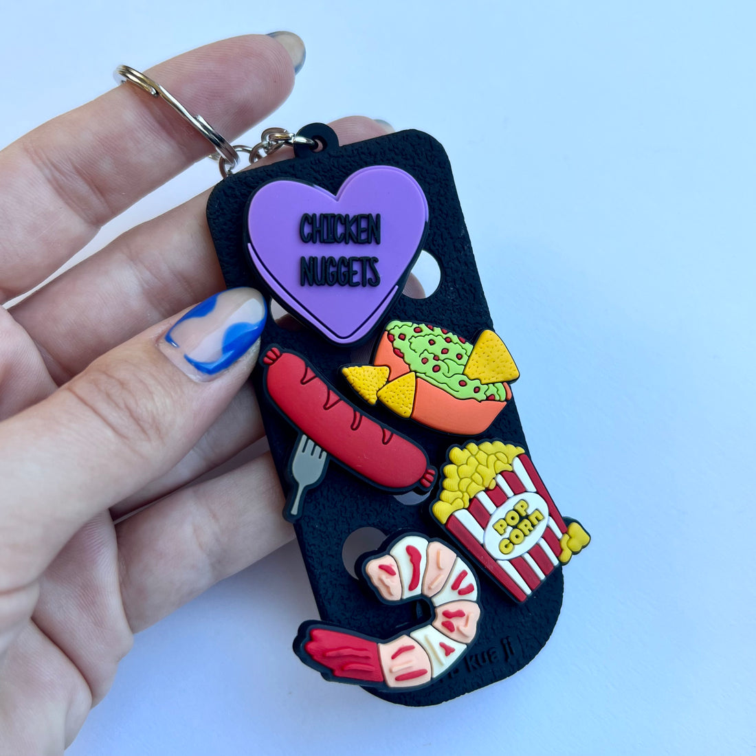 Foodie Charmed Keyring
