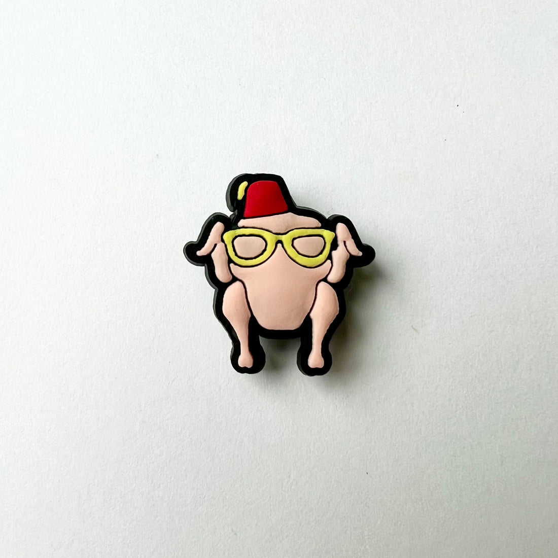 Turkey With Glasses Charm