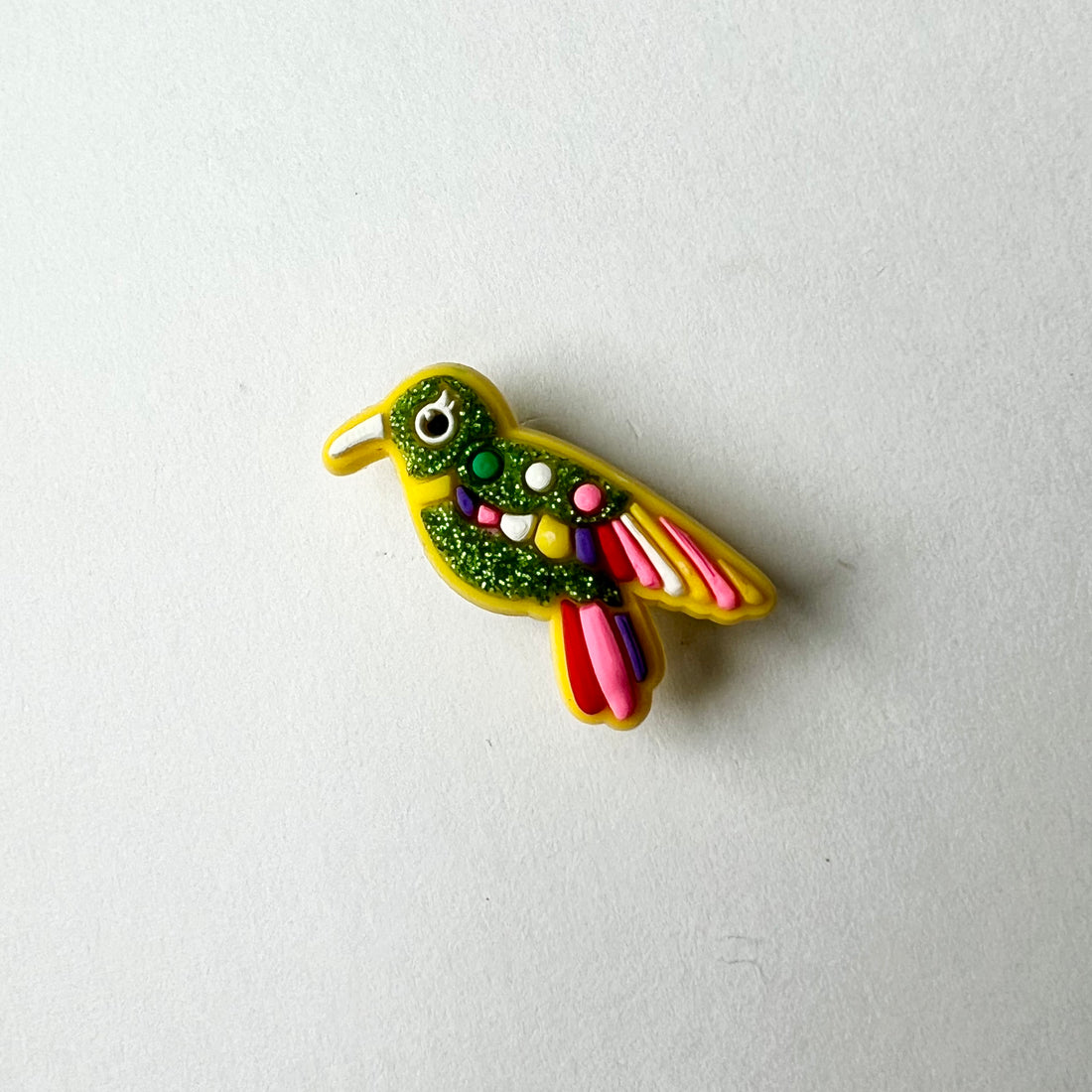 Glitter Bird Charm