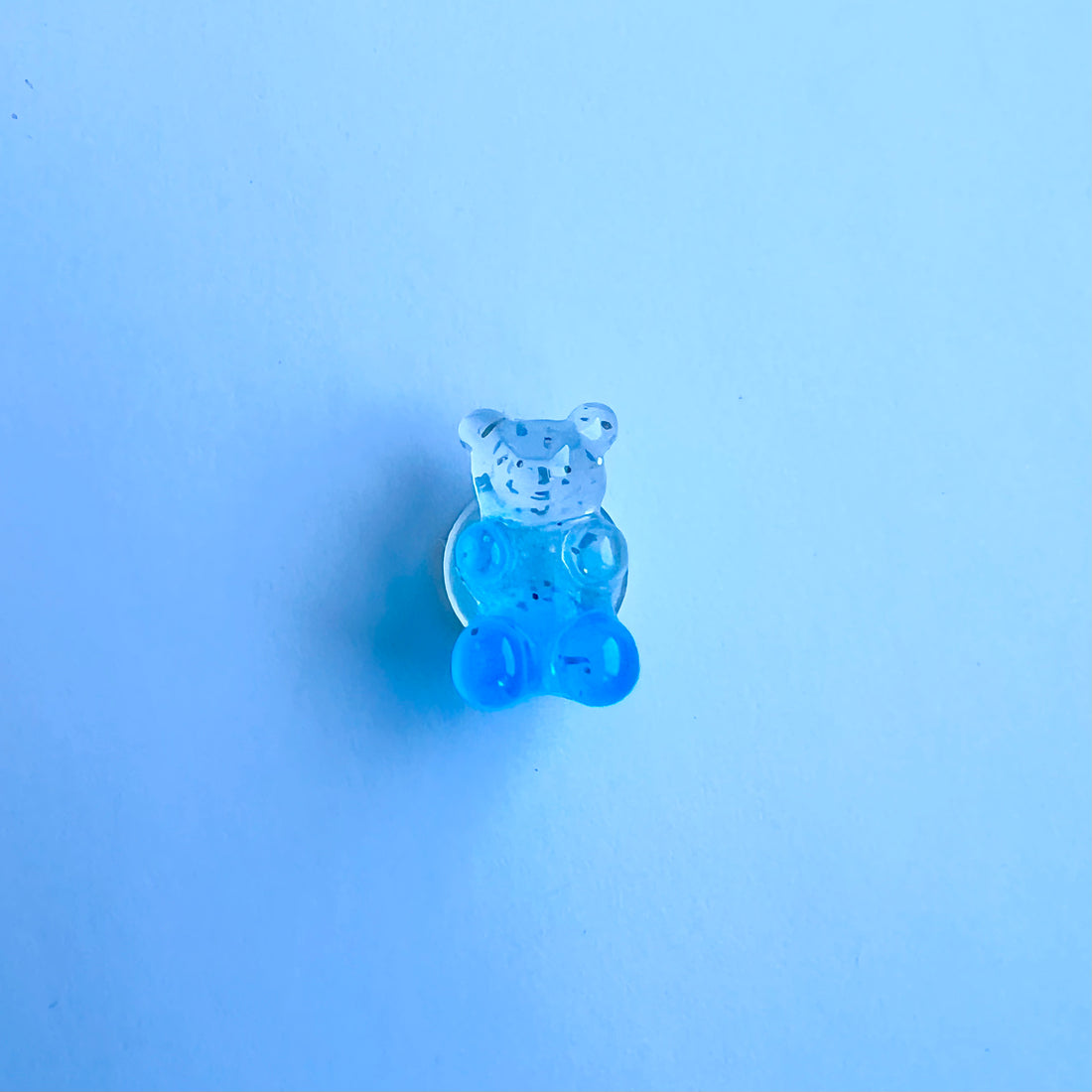 Glitter Gummy Bear - Blue Charm